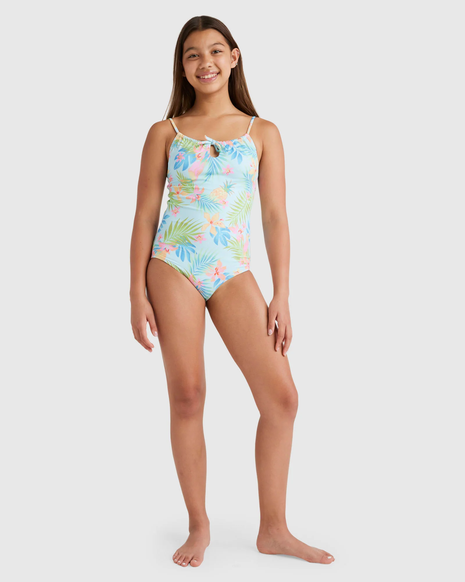 Girls 6-14 In Da Jungle One Piece Swimsuit - Image 5