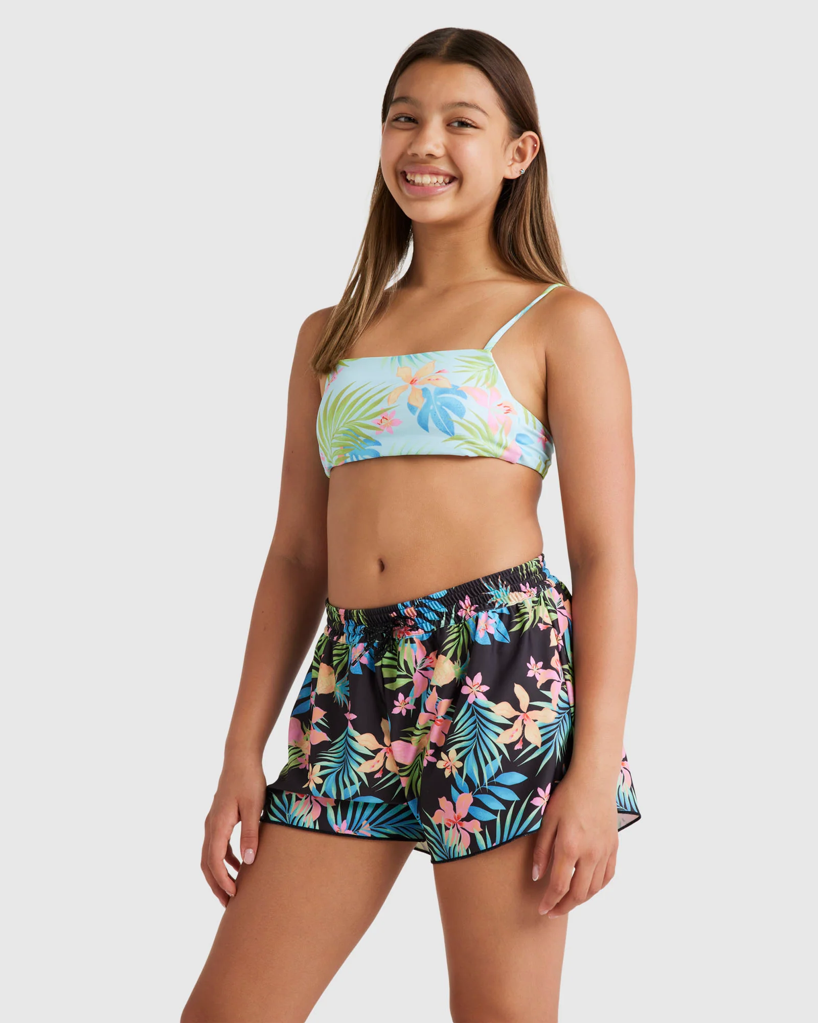 Girls 2-16 In Da Jungle Swim Boardshorts - Image 2