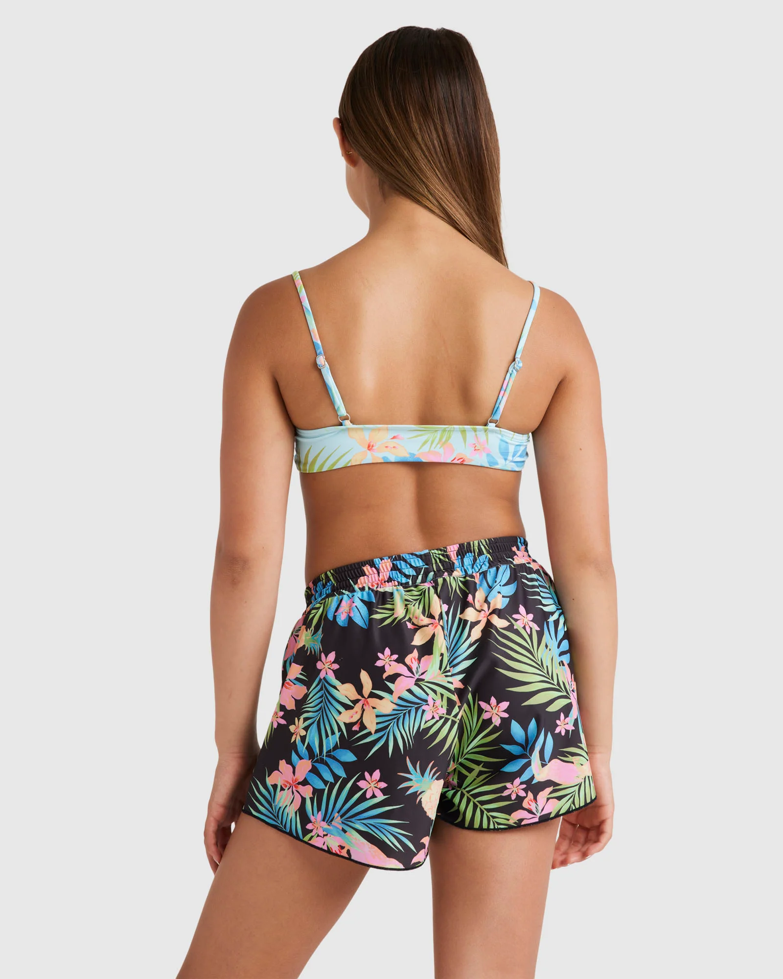 Girls 2-16 In Da Jungle Swim Boardshorts - Image 3