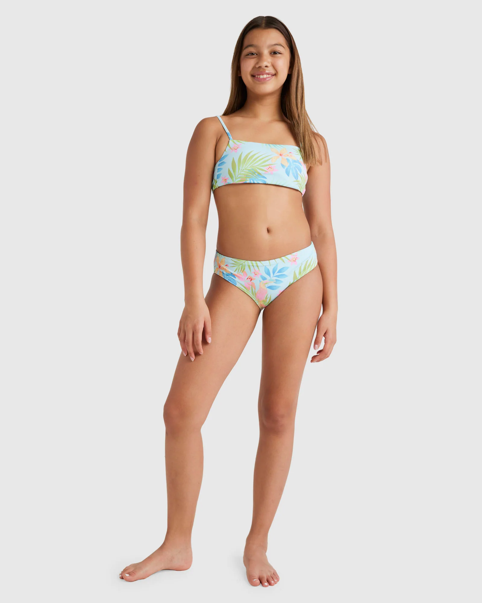 Girls 6-14 In Da Jungle Tank Two Piece - Image 5