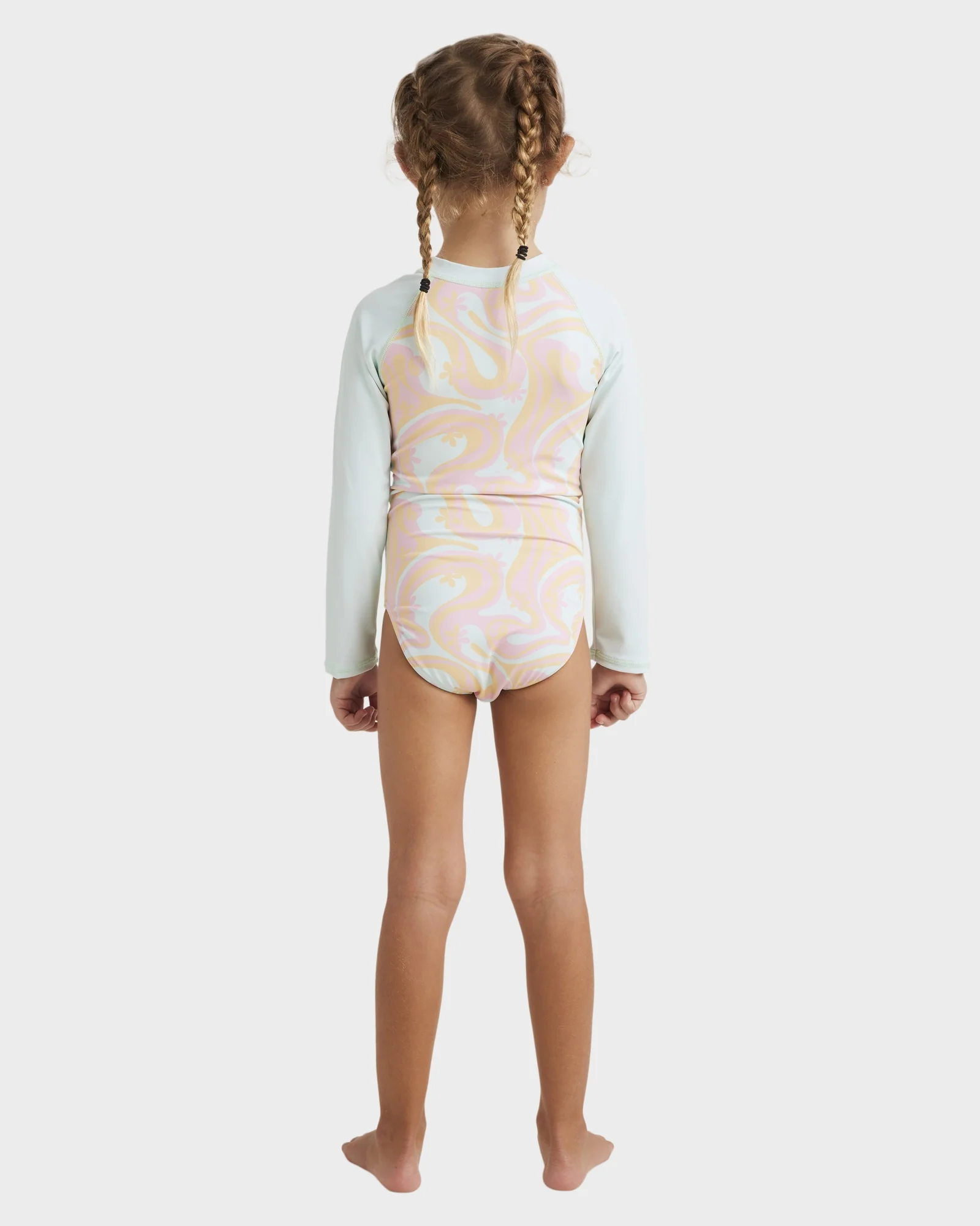 Girls 0-5 In The Groove Long Sleeve Rash Vest - Image 3