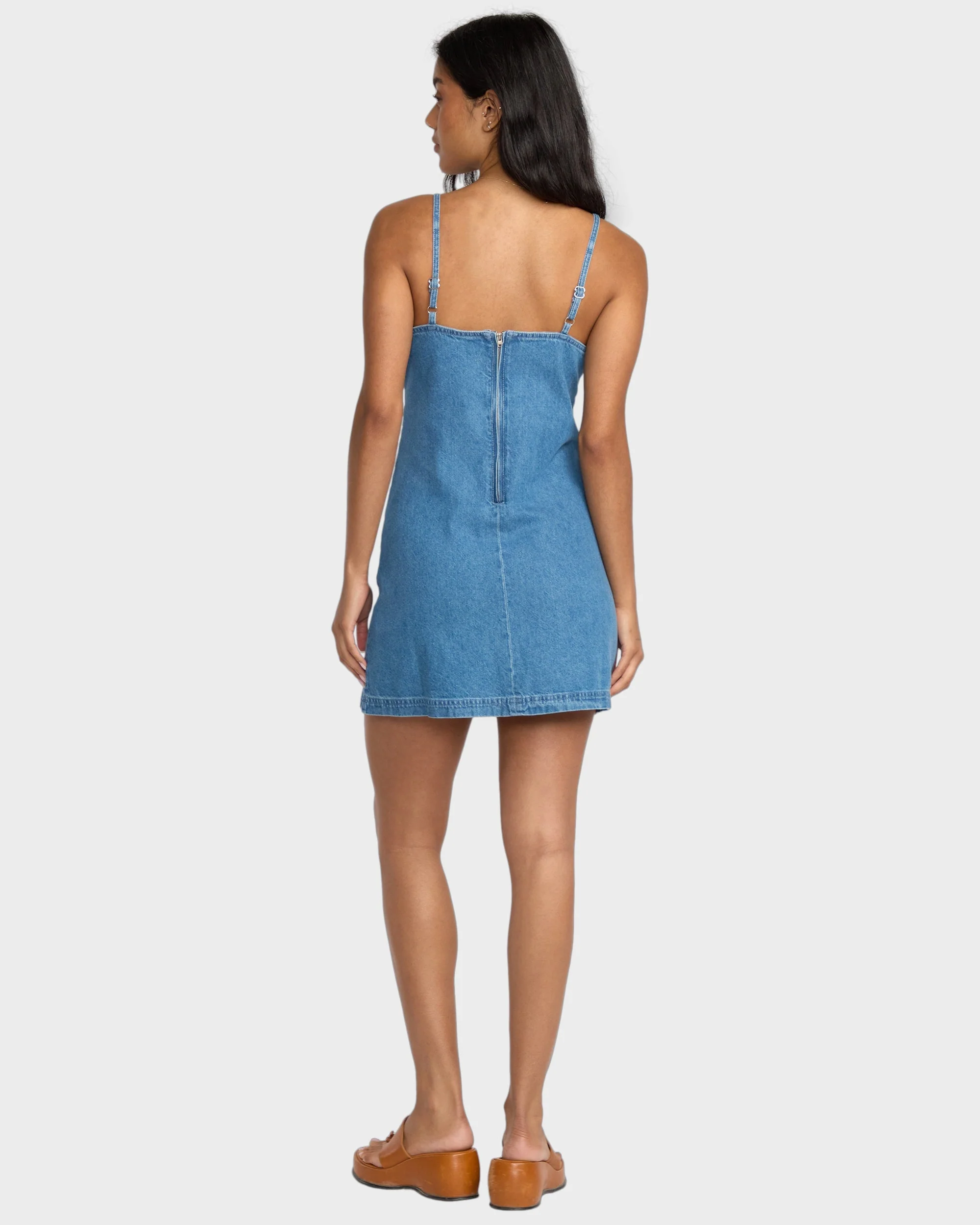 Womens Indigo Skies Mini Dress - Image 2