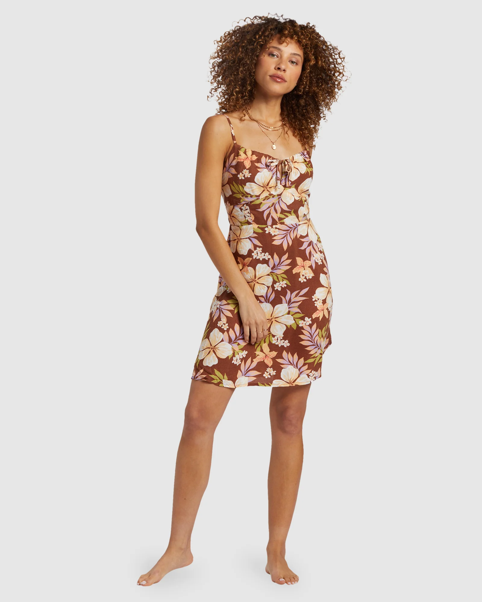Womens Island Calling Mini Dress - Image 5