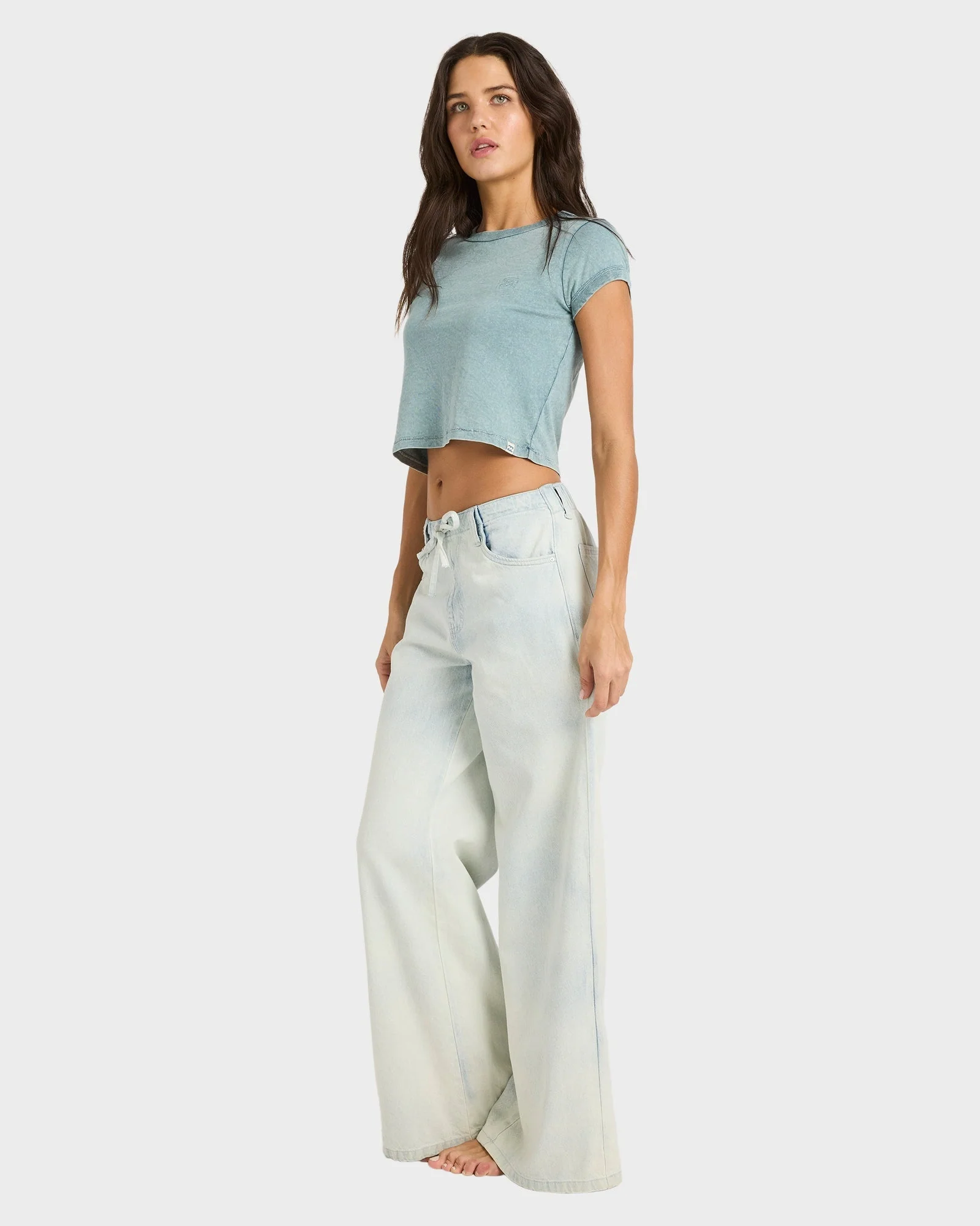 Womens Jade Saltwashed Elastic Pants - Image 4