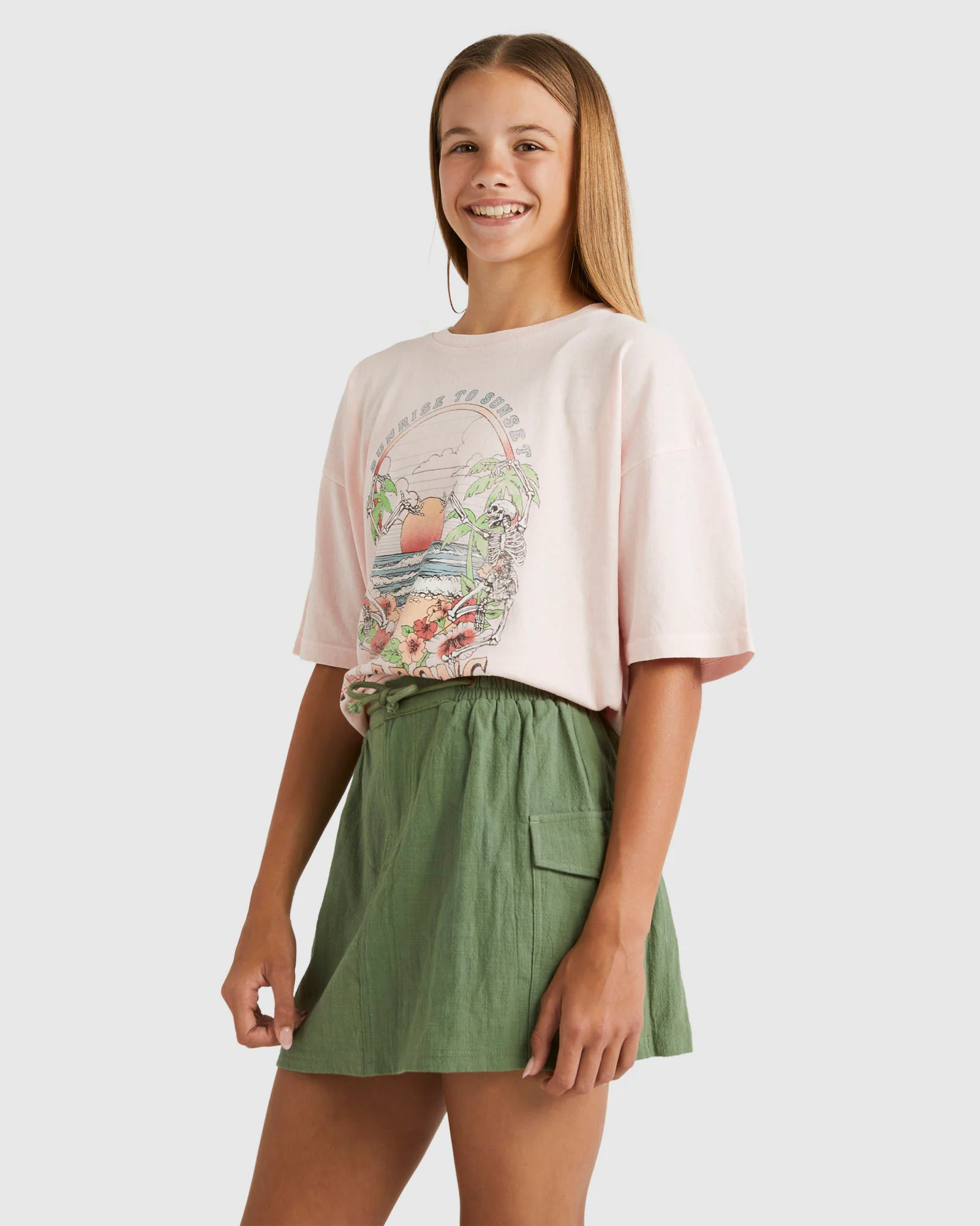 Girls 6-14 Love Always Mini Skirt - Image 2