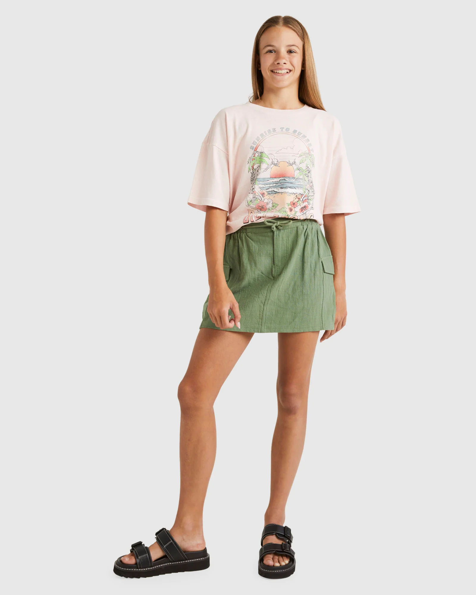 Girls 6-14 Love Always Mini Skirt - Image 5