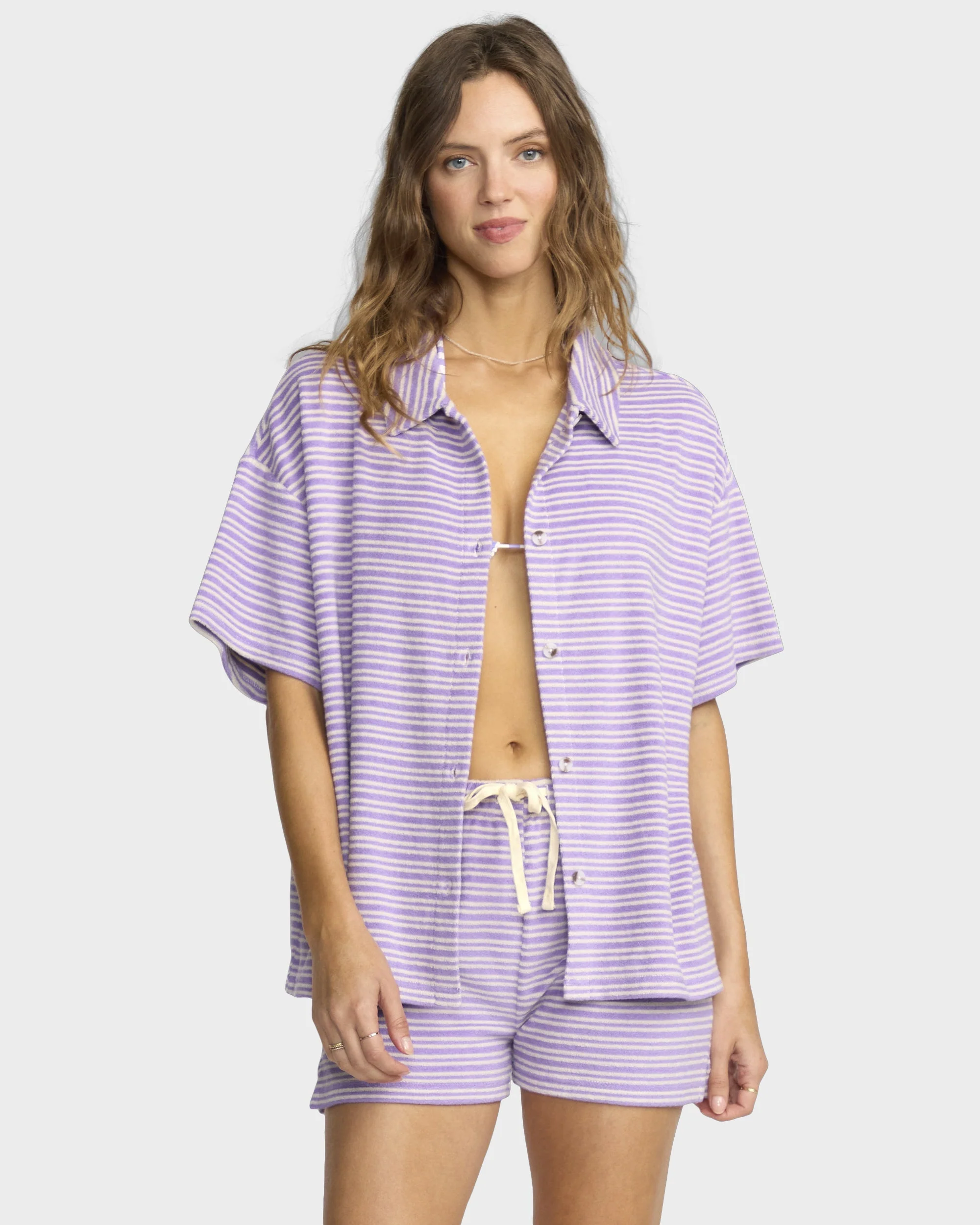 Womens Josie Crush Cover Up Shirt - Image 2