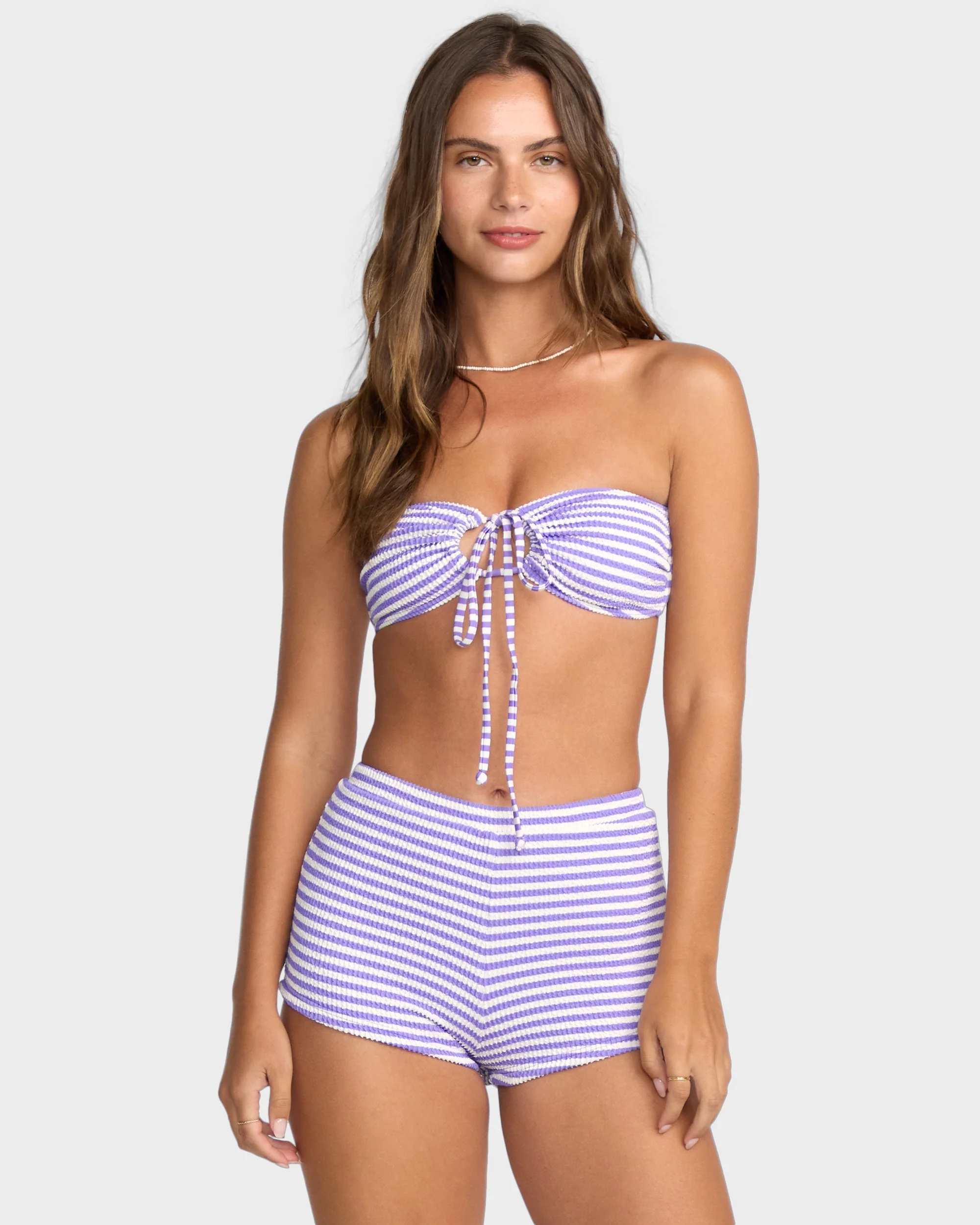 Womens Josie Summer High Surf Short Bikini Bottom - Image 2