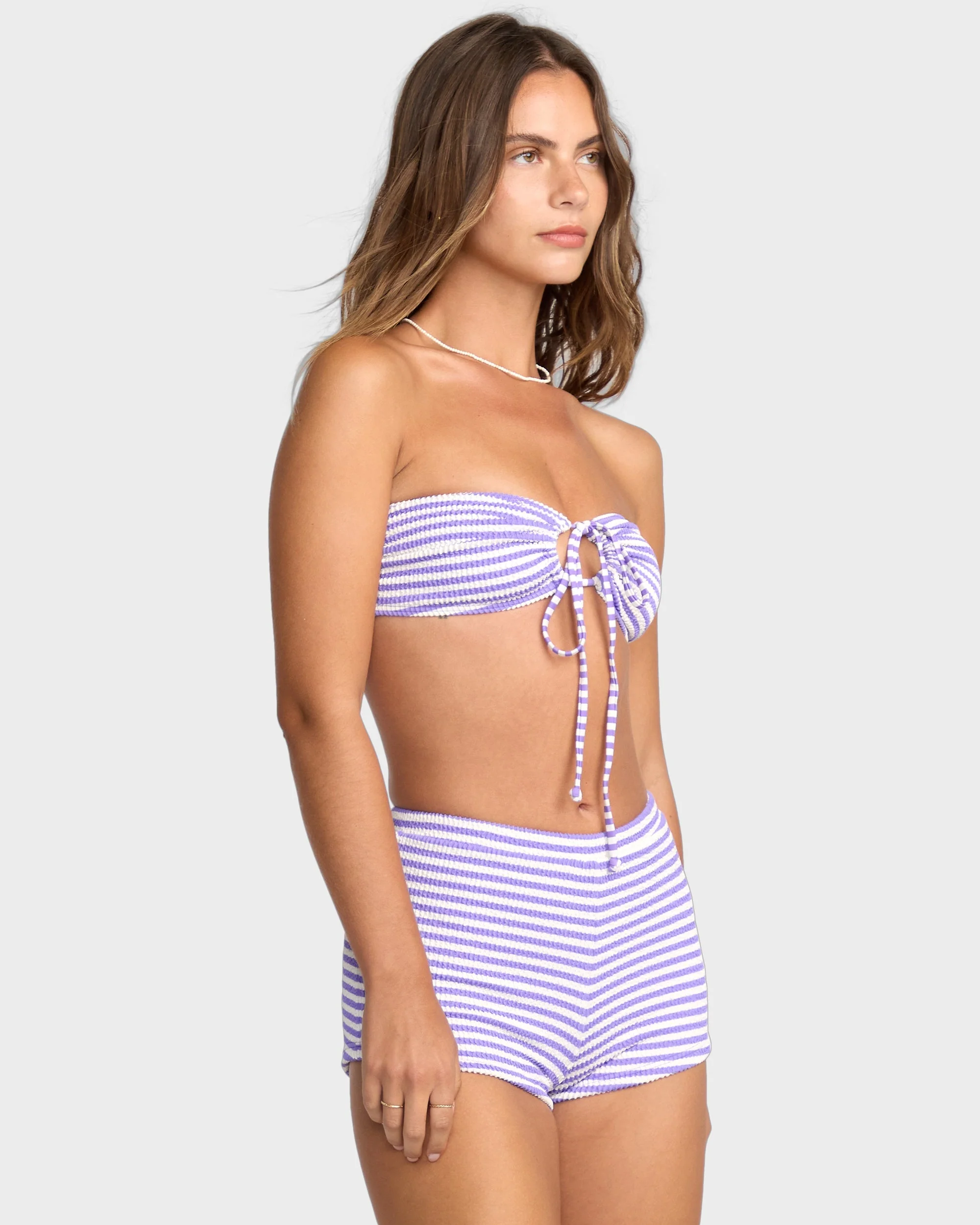Womens Josie Summer High Surf Short Bikini Bottom - Image 5