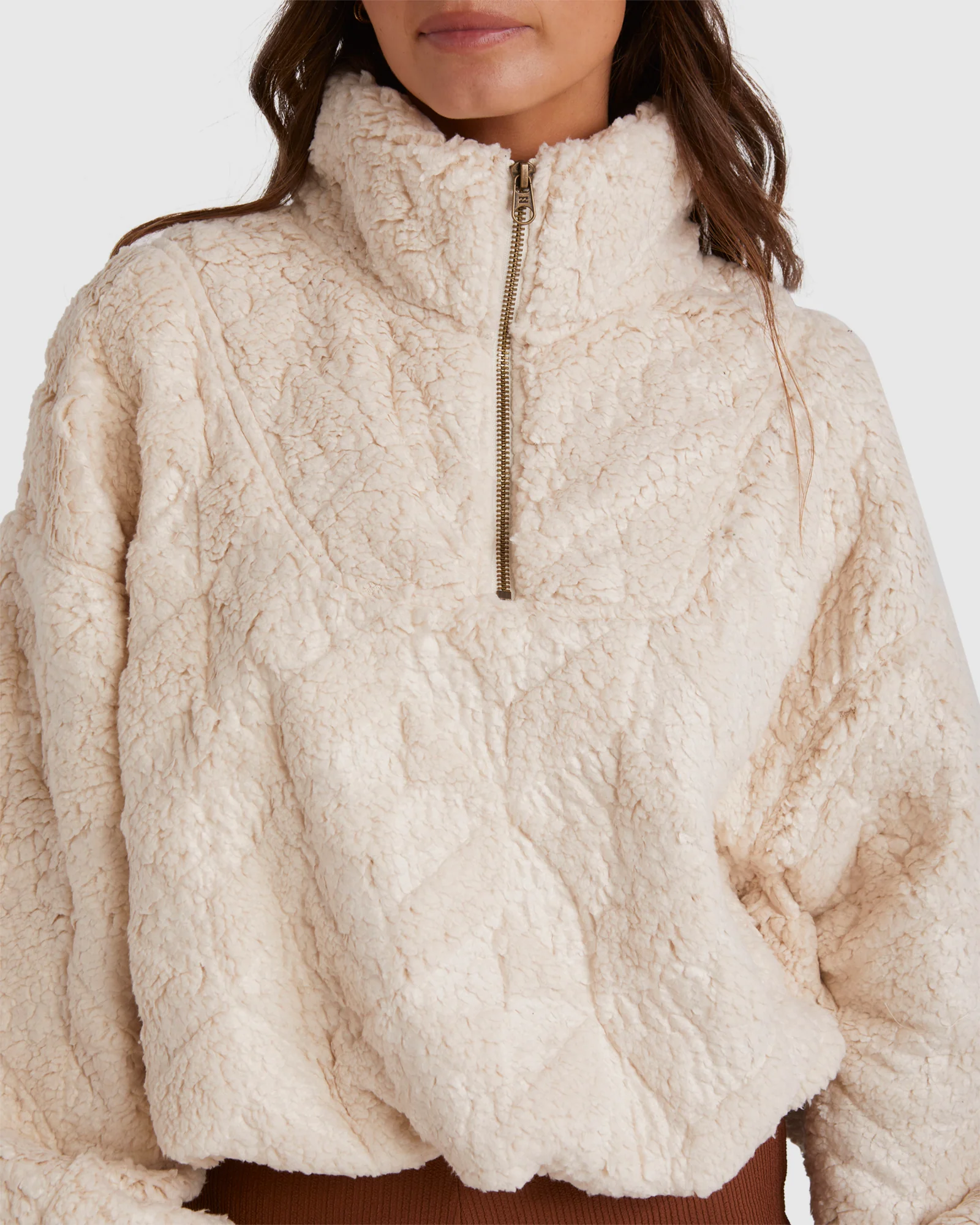 Womens Just Beamin Half Zip Pullover - Image 4