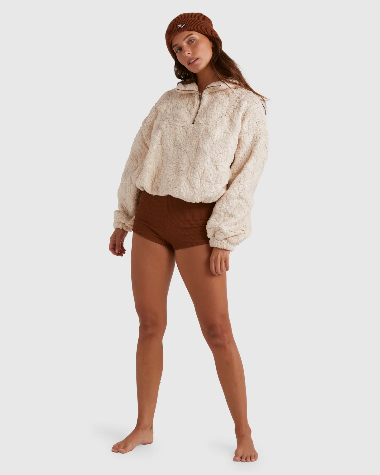 Womens Just Beamin Half Zip Pullover - Image 5
