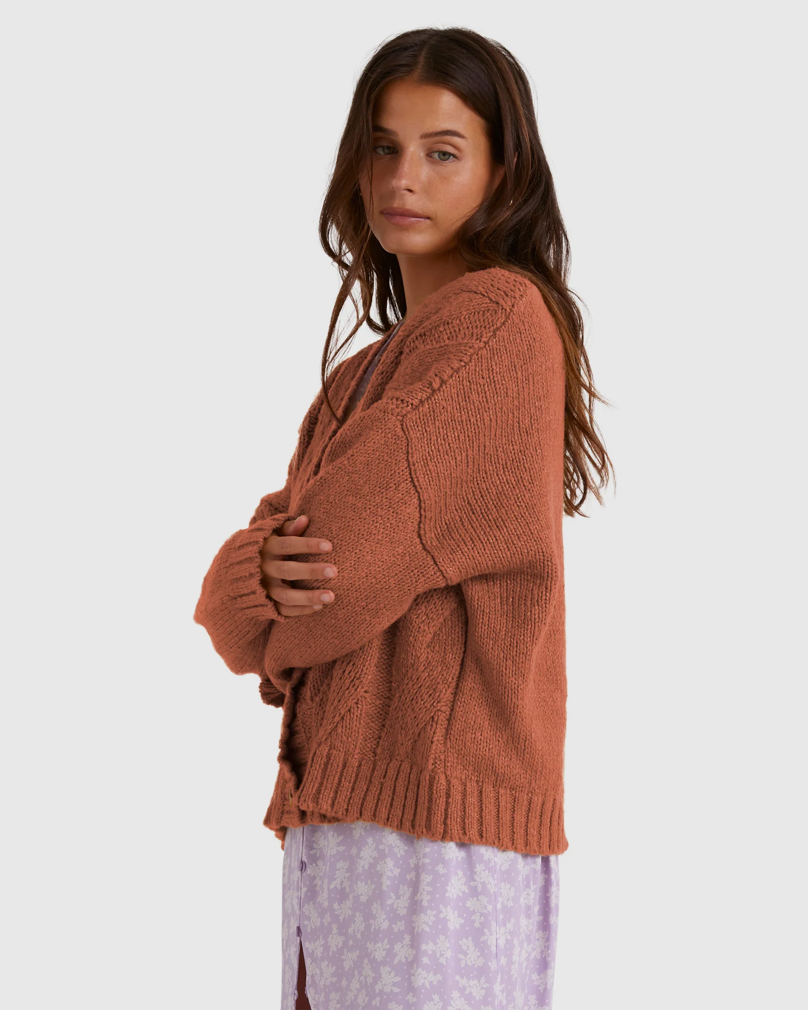 Womens Just Fine Cardigan - Image 2
