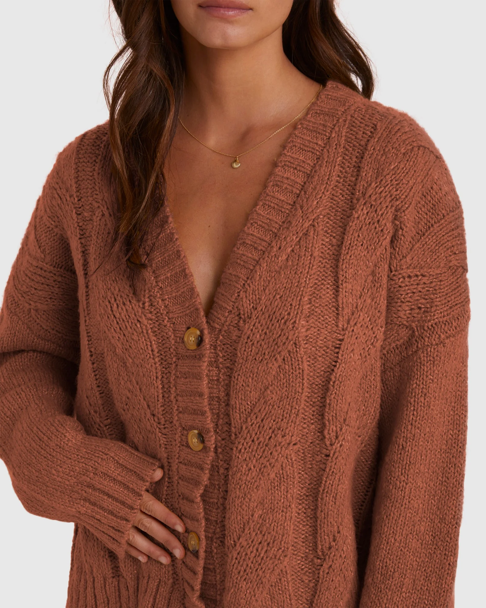 Womens Just Fine Cardigan - Image 4