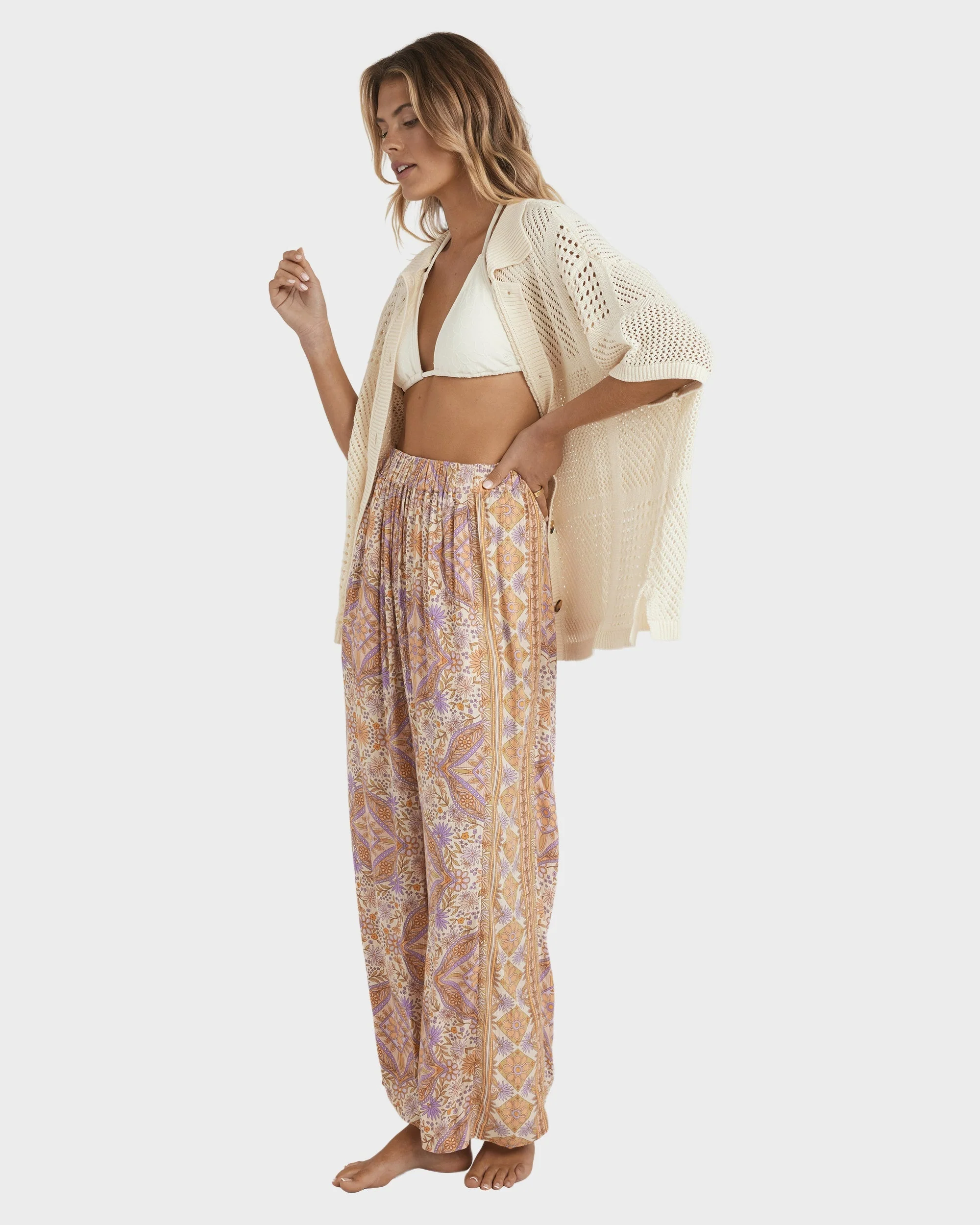 Womens Just For You Elastic Waist Pants - Image 3