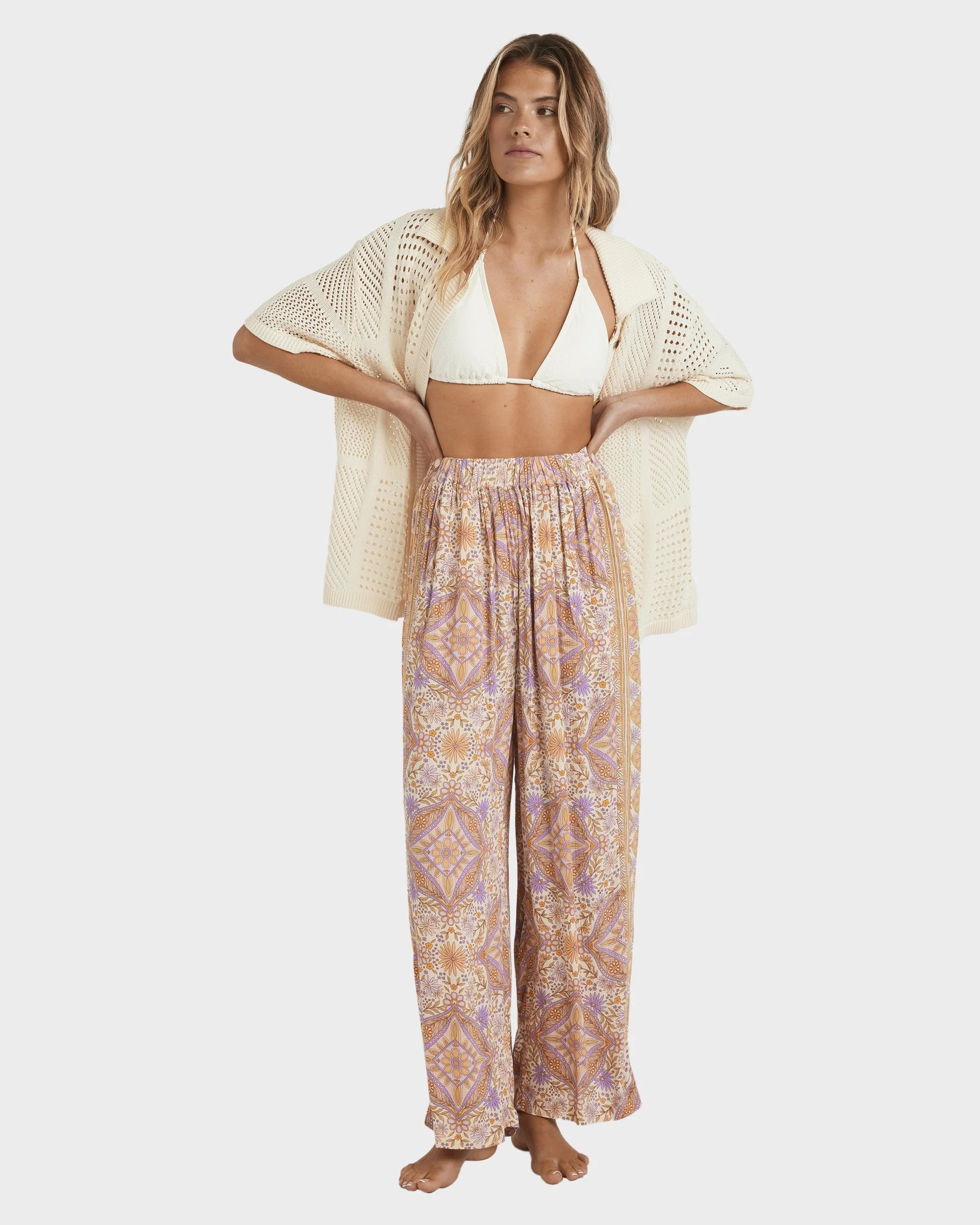 Womens Just For You Elastic Waist Pants - Image 4
