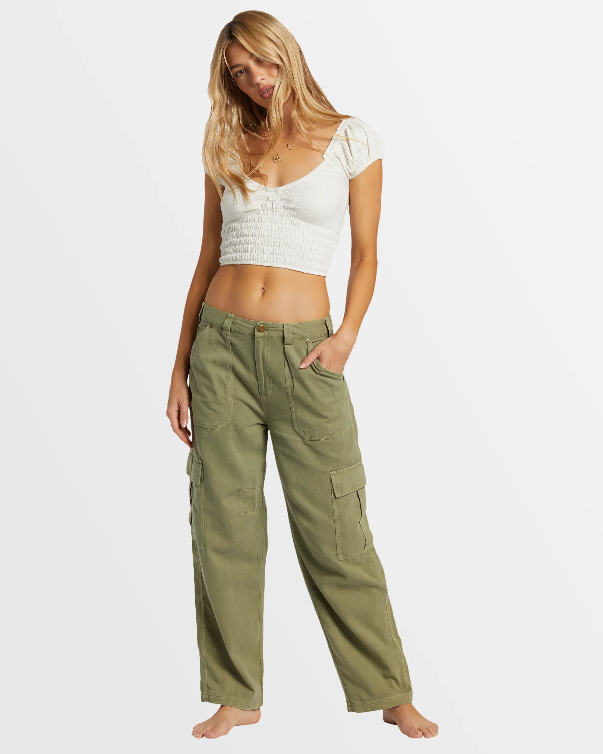 Womens Kallie Crop Top - Image 5