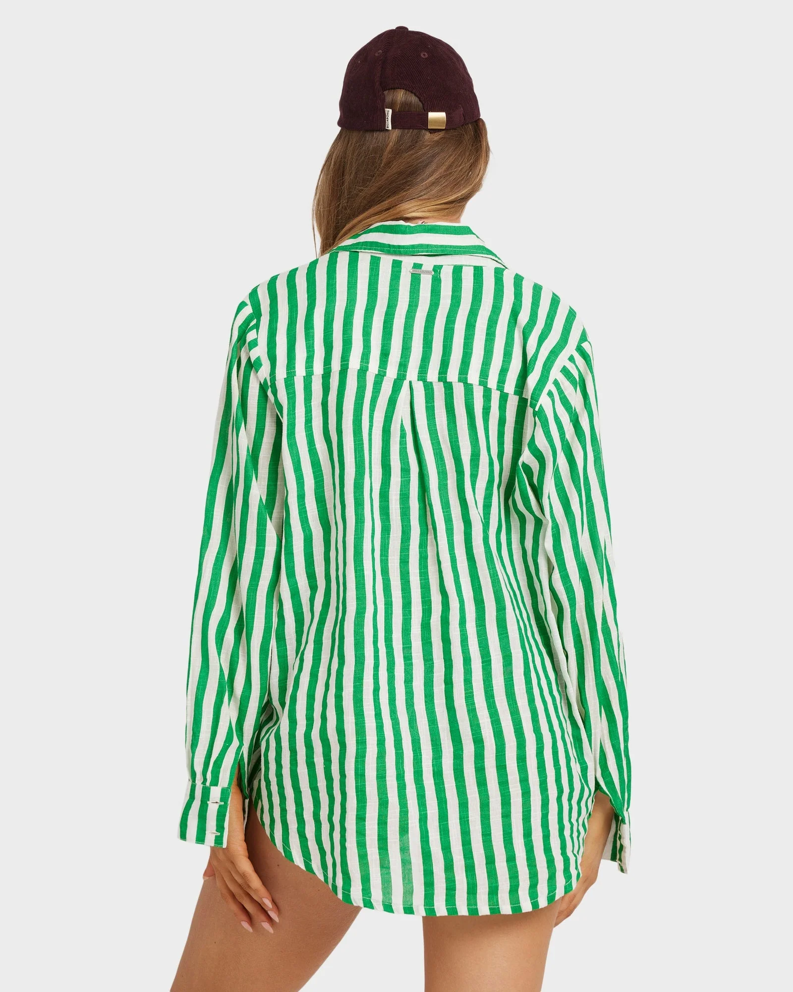 Womens Kelly Stripe Swell Long Sleeve Shirt - Image 3