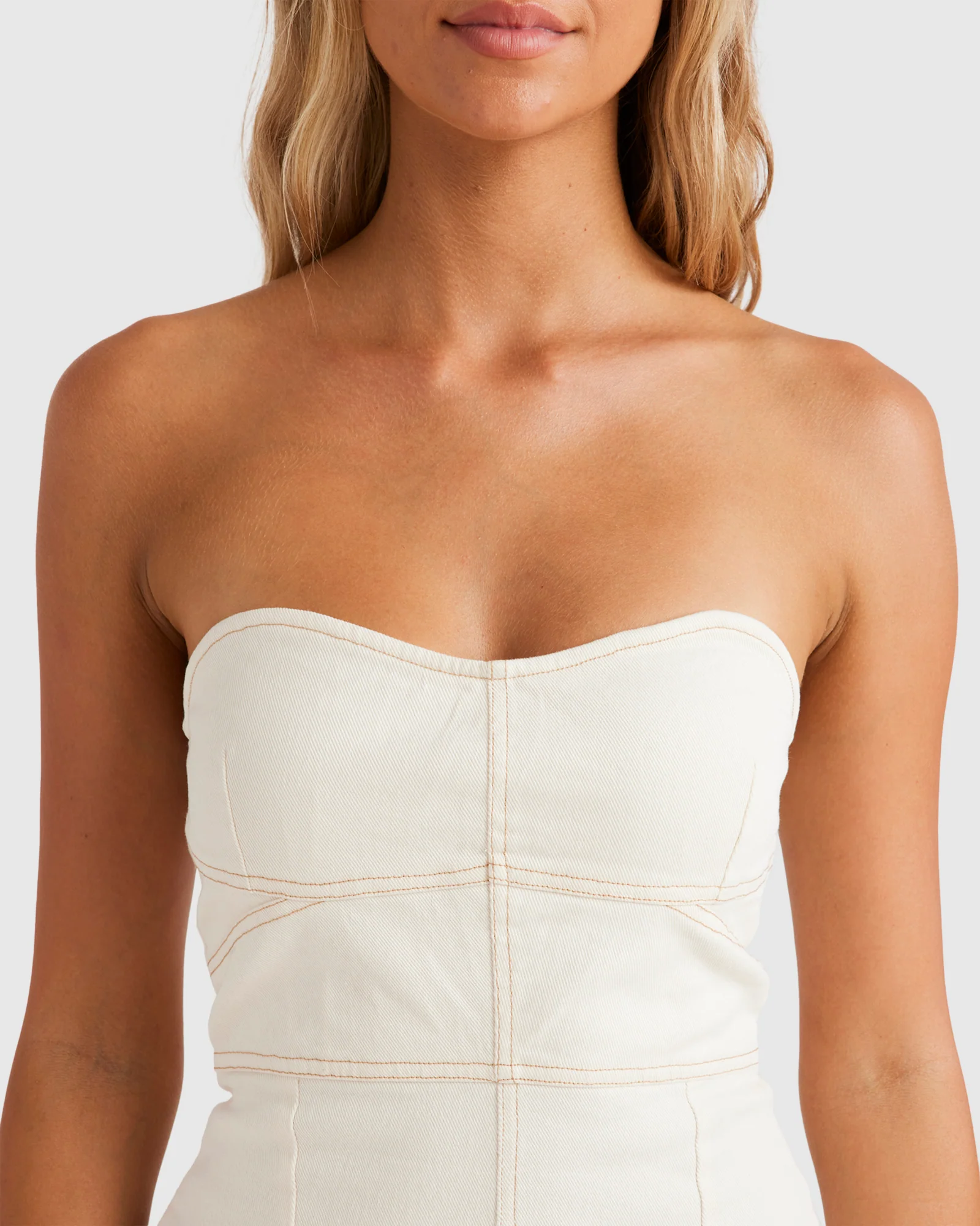 Womens Kendal Tube Mini Dress - Image 4
