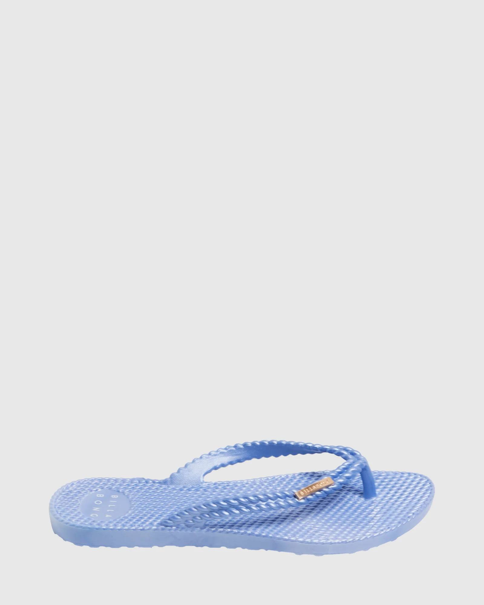 Womens Kick Back Metallic Thongs - Image 3