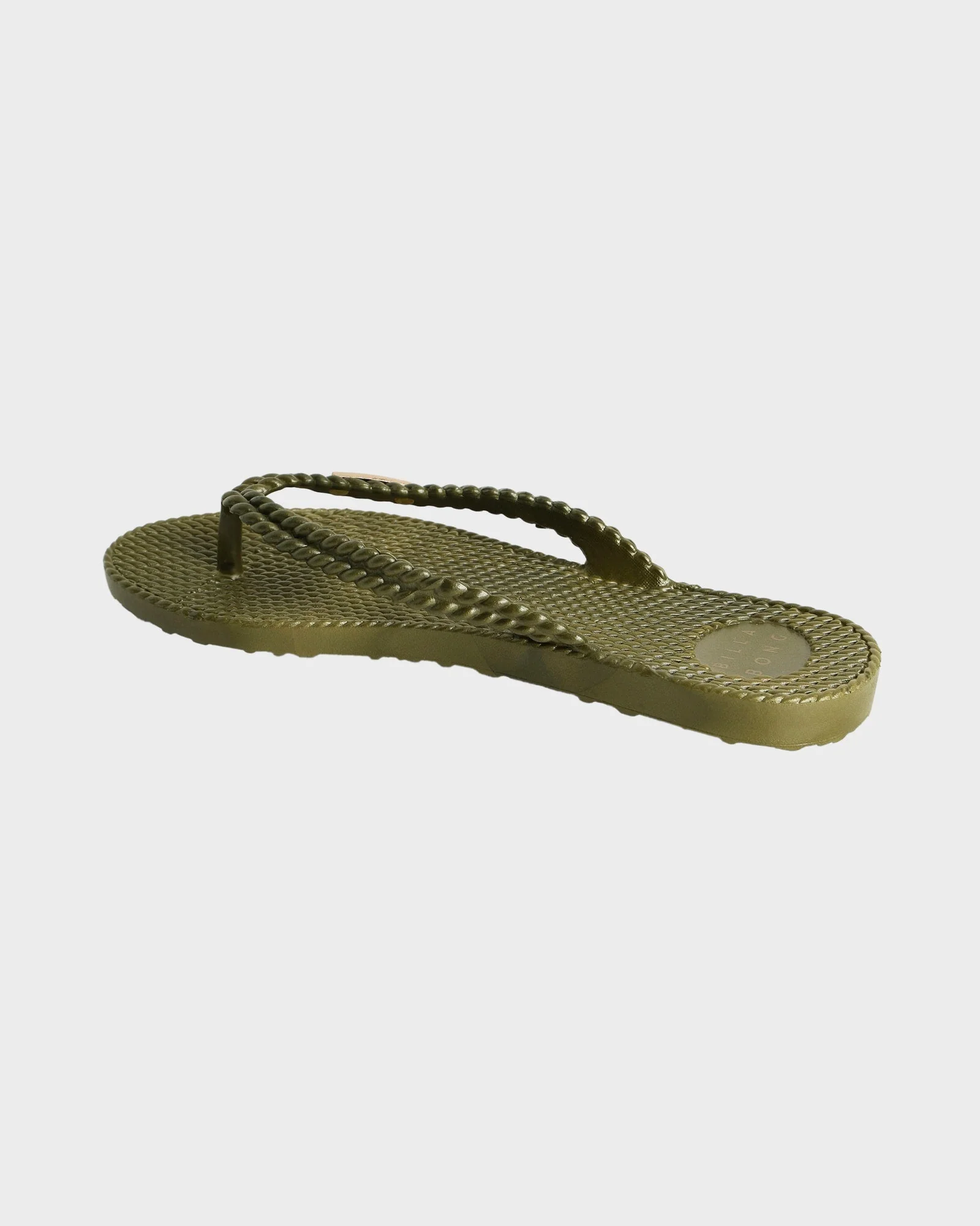 Womens Kick Back Metallic Thongs - Image 4