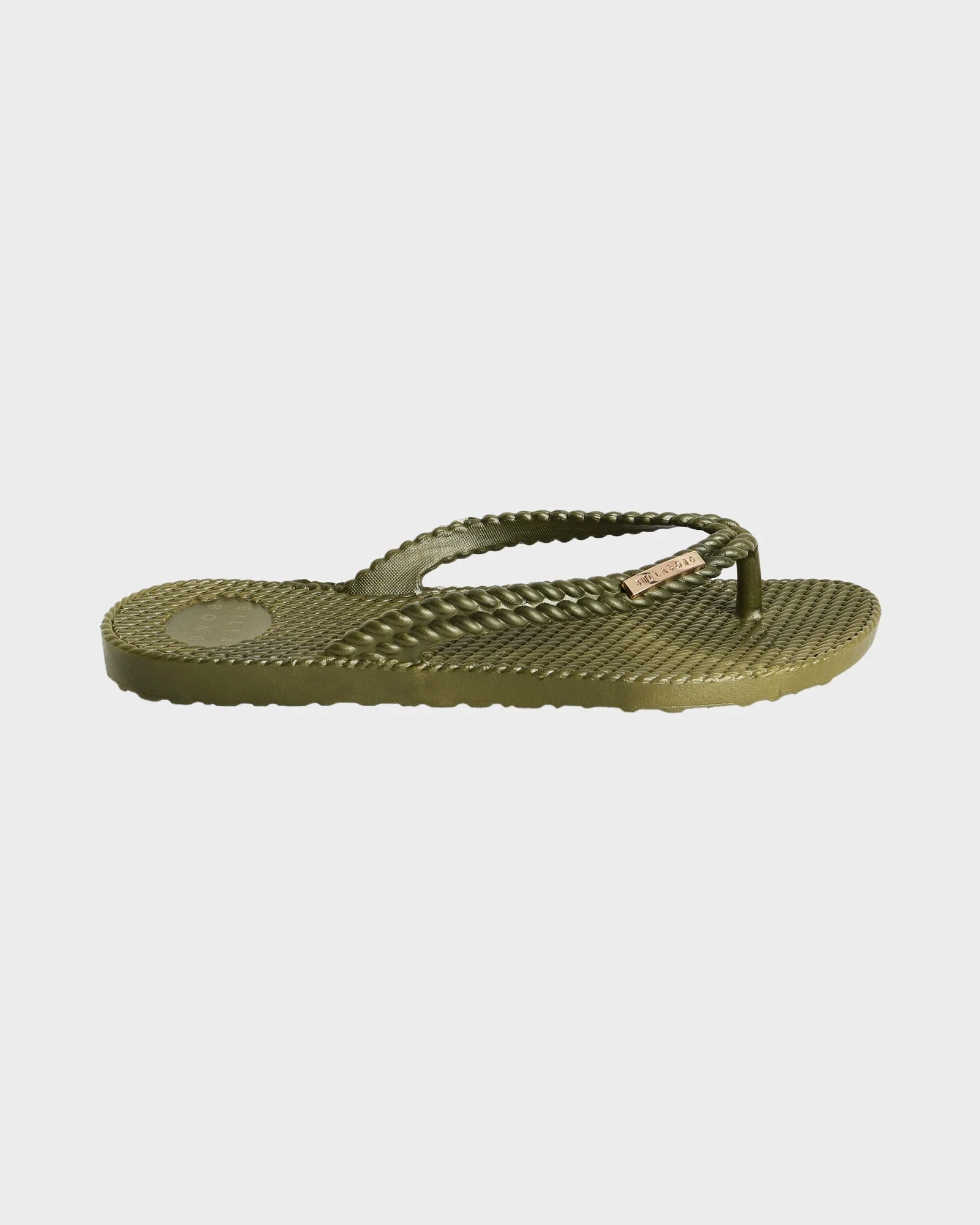 Womens Kick Back Metallic Thongs - Image 5