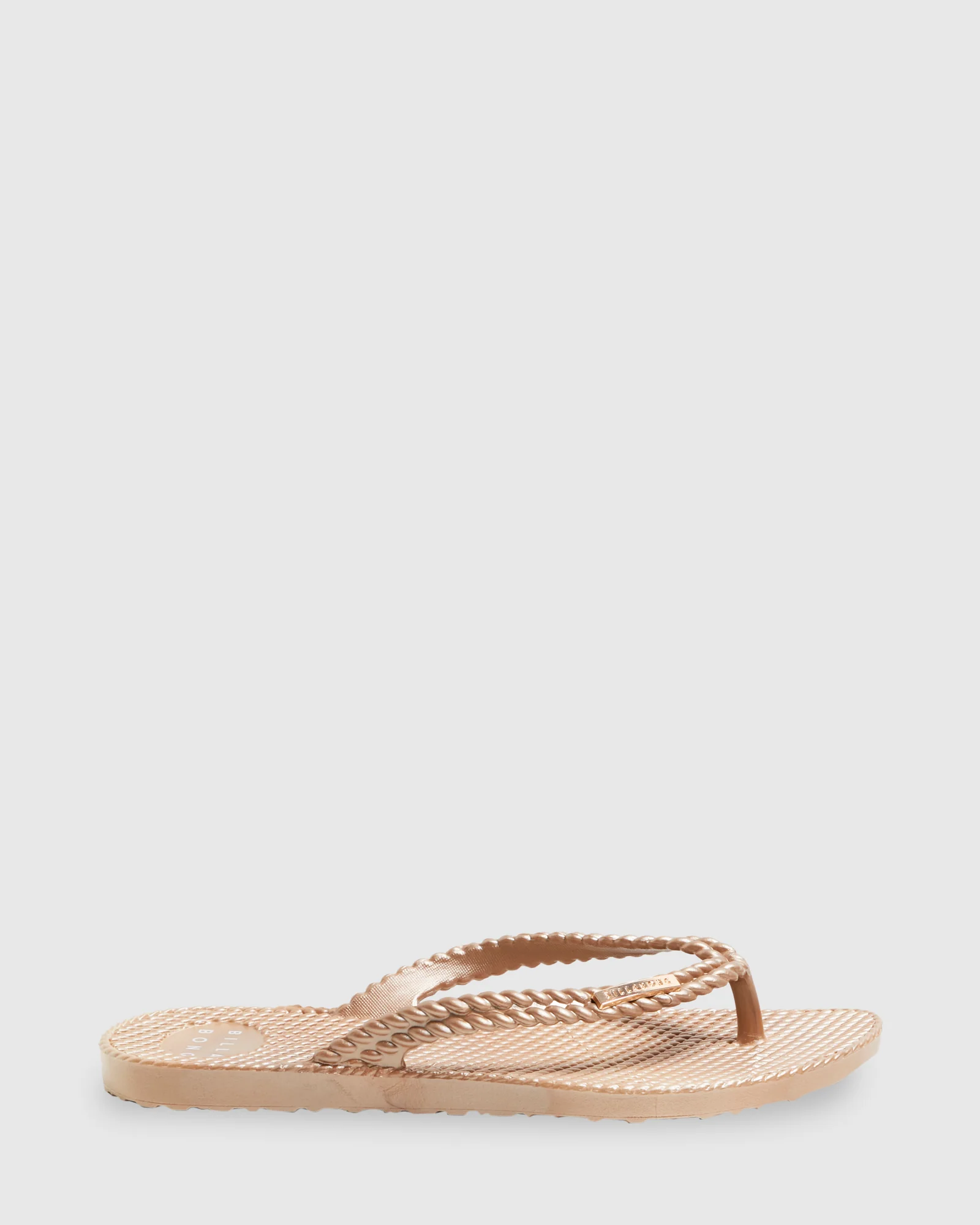 Womens Kick Back Metallic Thongs - Image 3