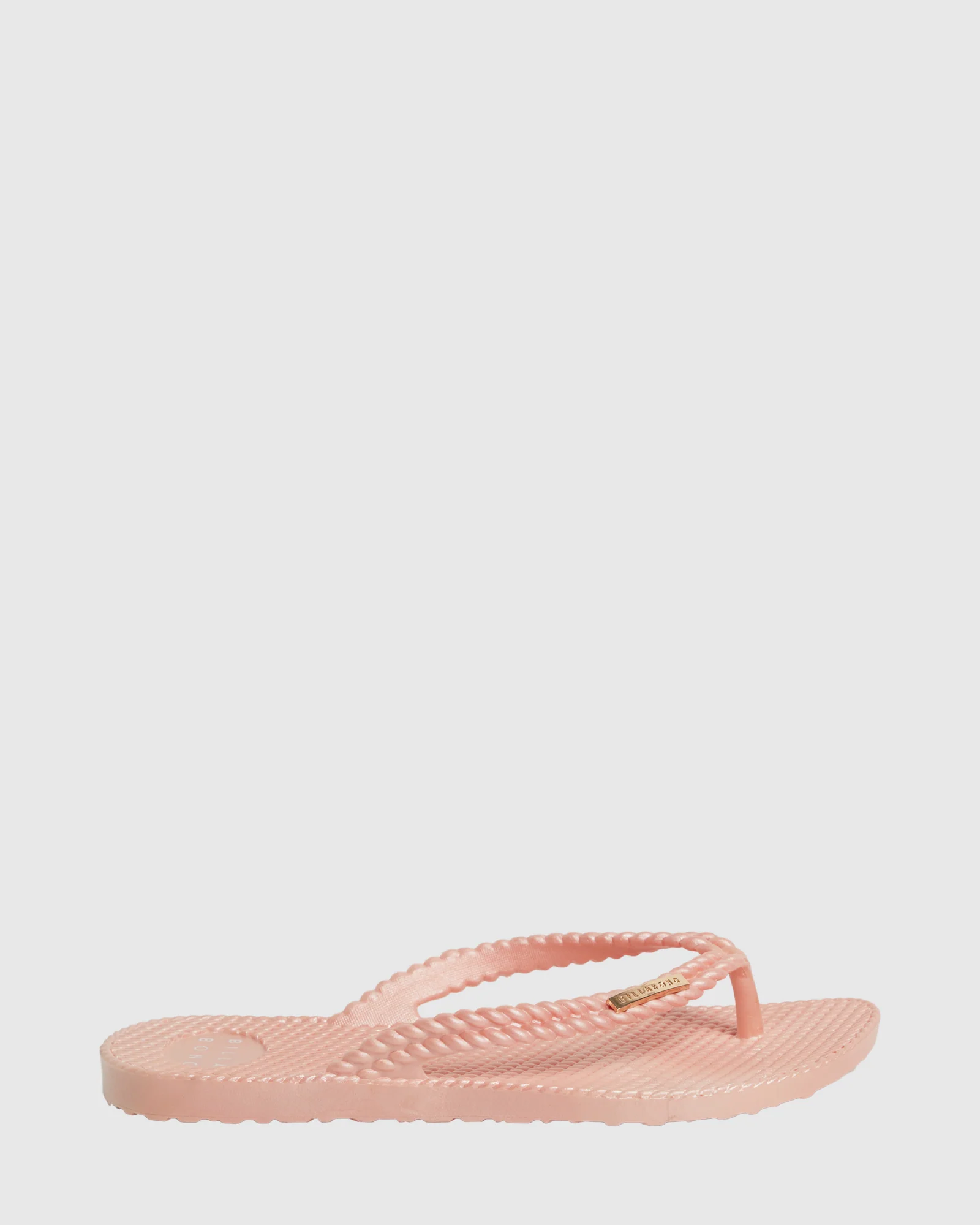 Womens Kick Back Metallic Thongs - Image 4