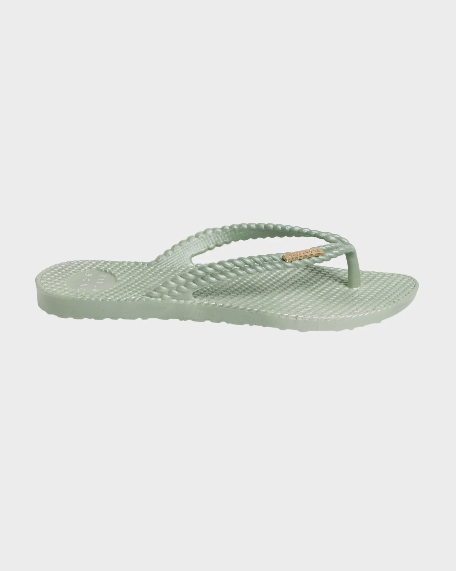 Womens Kick Back Metallic Thongs - Image 3