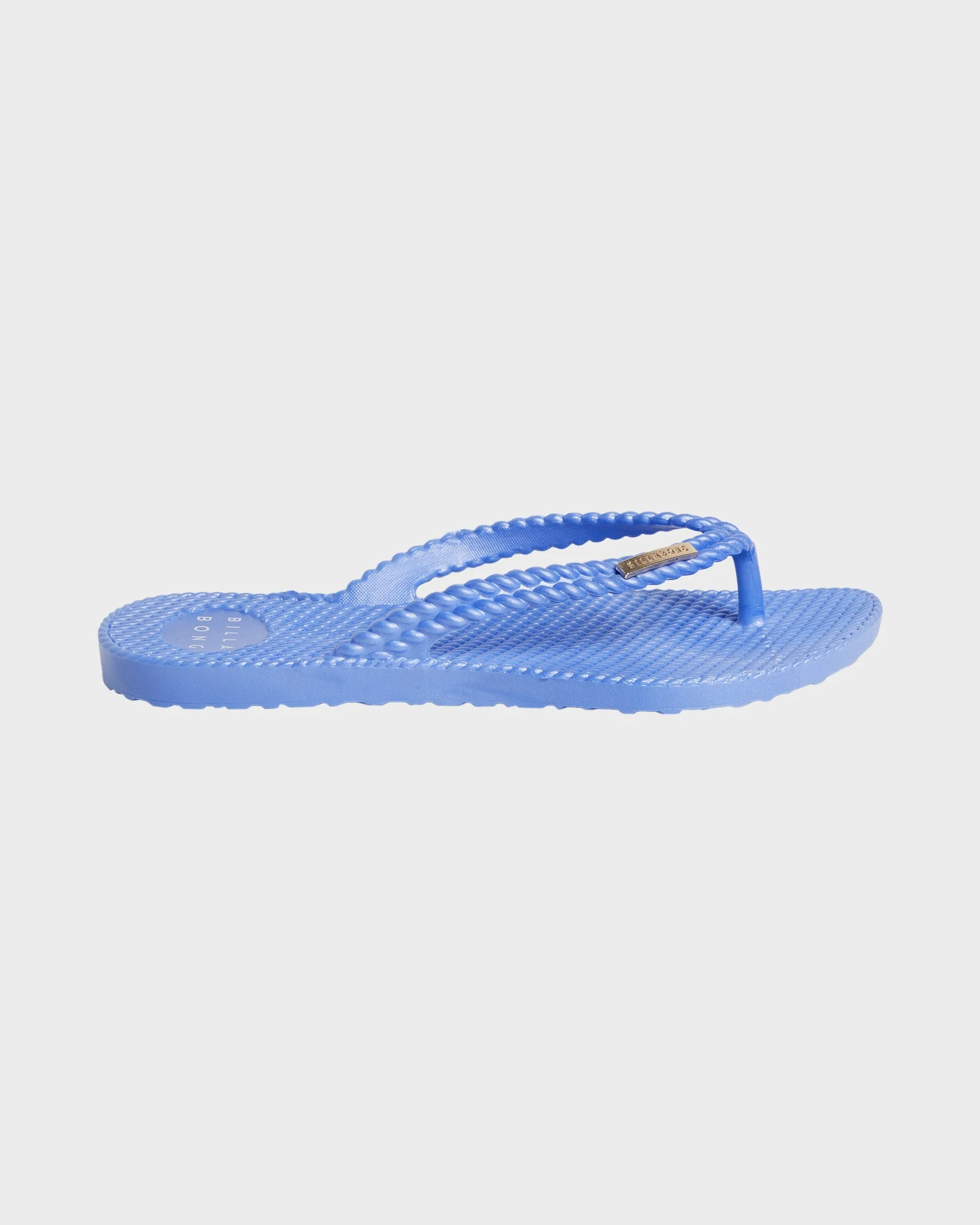 Womens Kick Back Metallic Thongs - Image 4