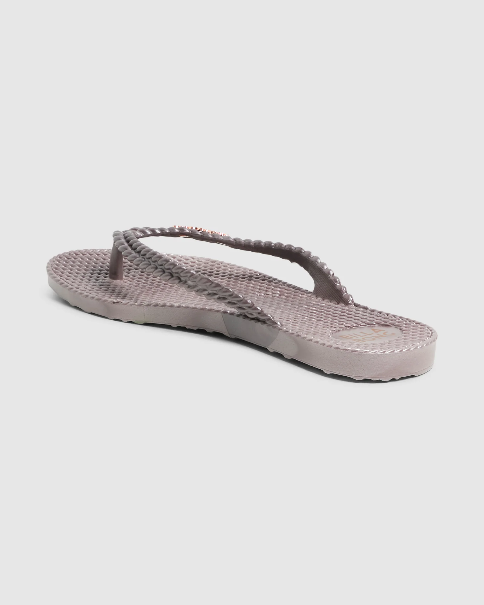 Womens Kick Back Metallic Thongs - Image 3