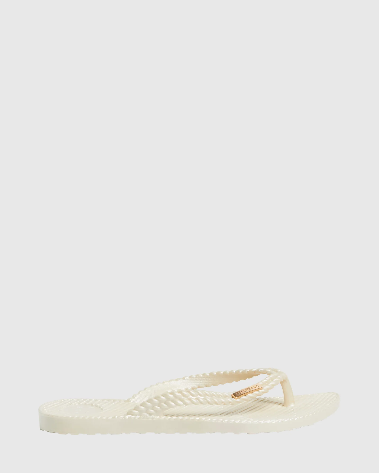 Womens Kick Back Metallic Thongs - Image 2