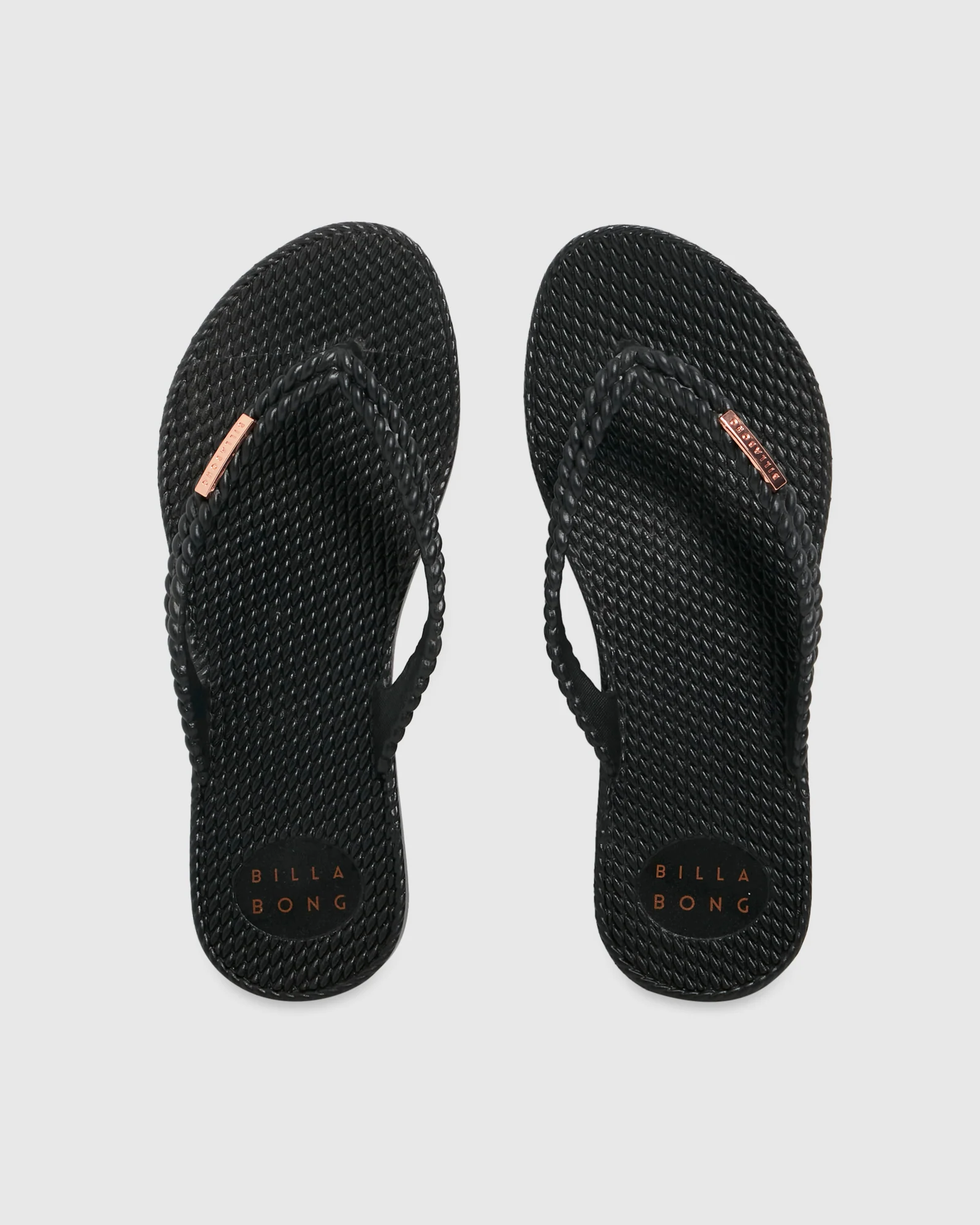 Womens Kick Back Solid Thongs - Image 2