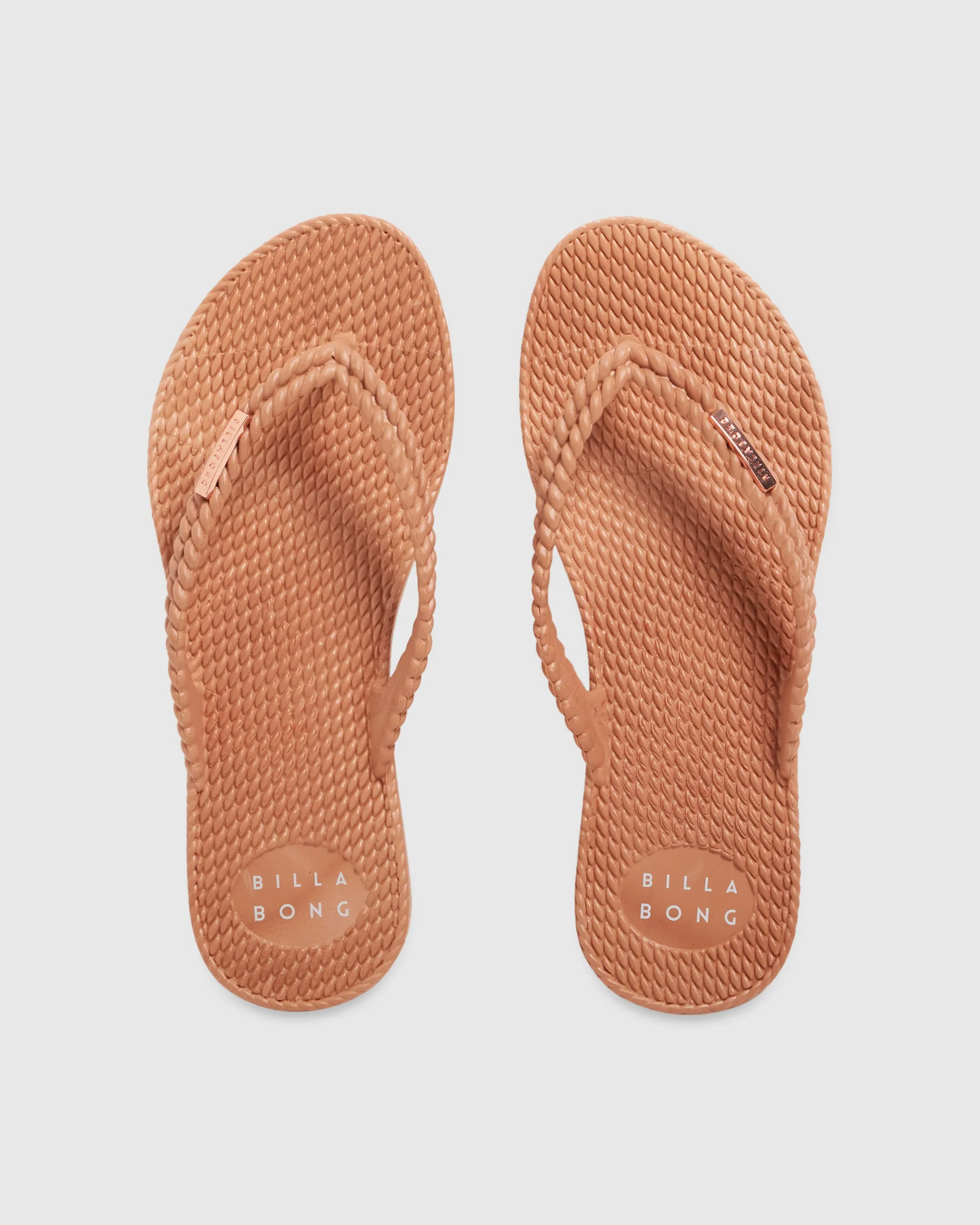 Womens Kick Back Solid Thongs - Image 2