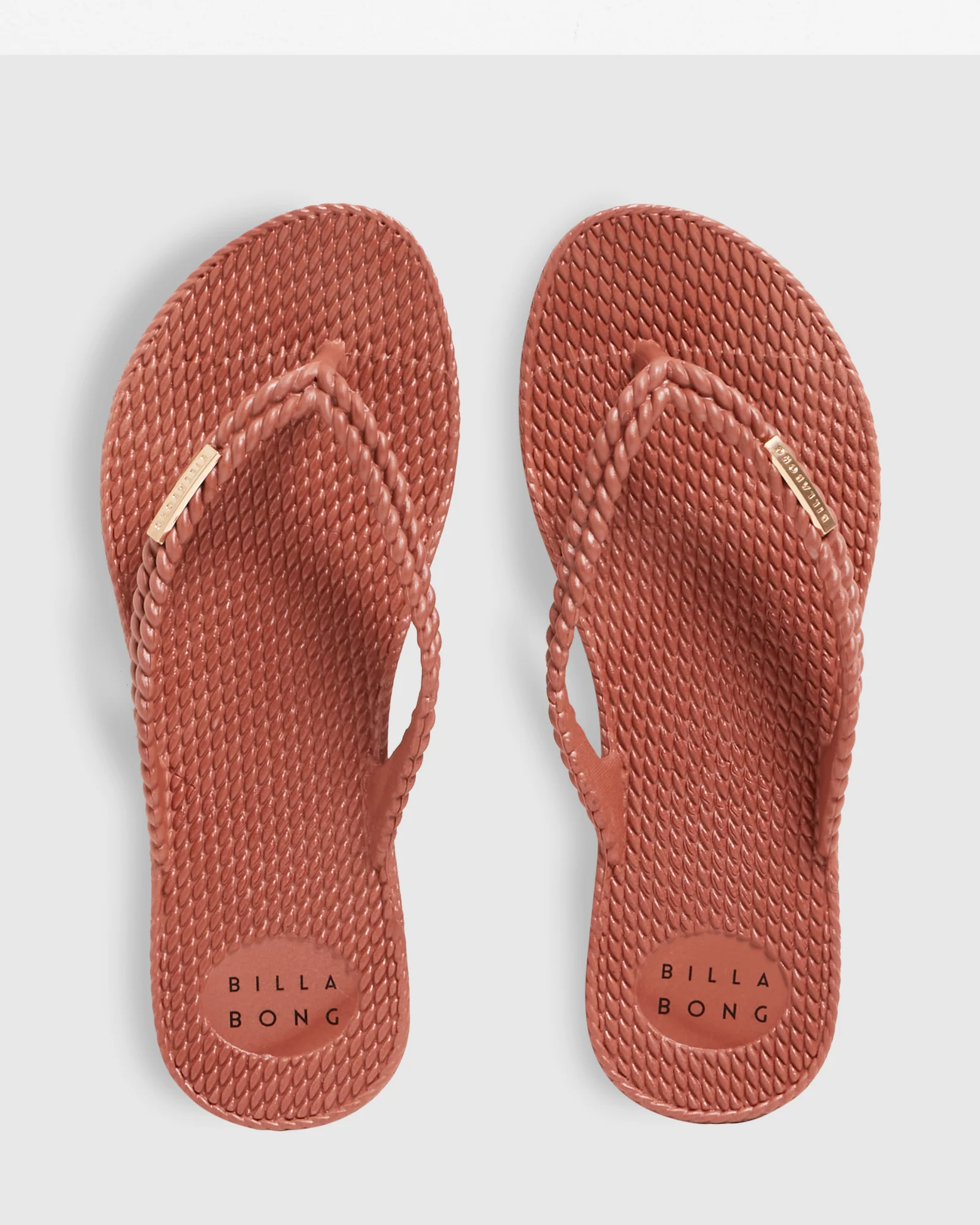 Womens Kick Back Solid Thongs - Image 2