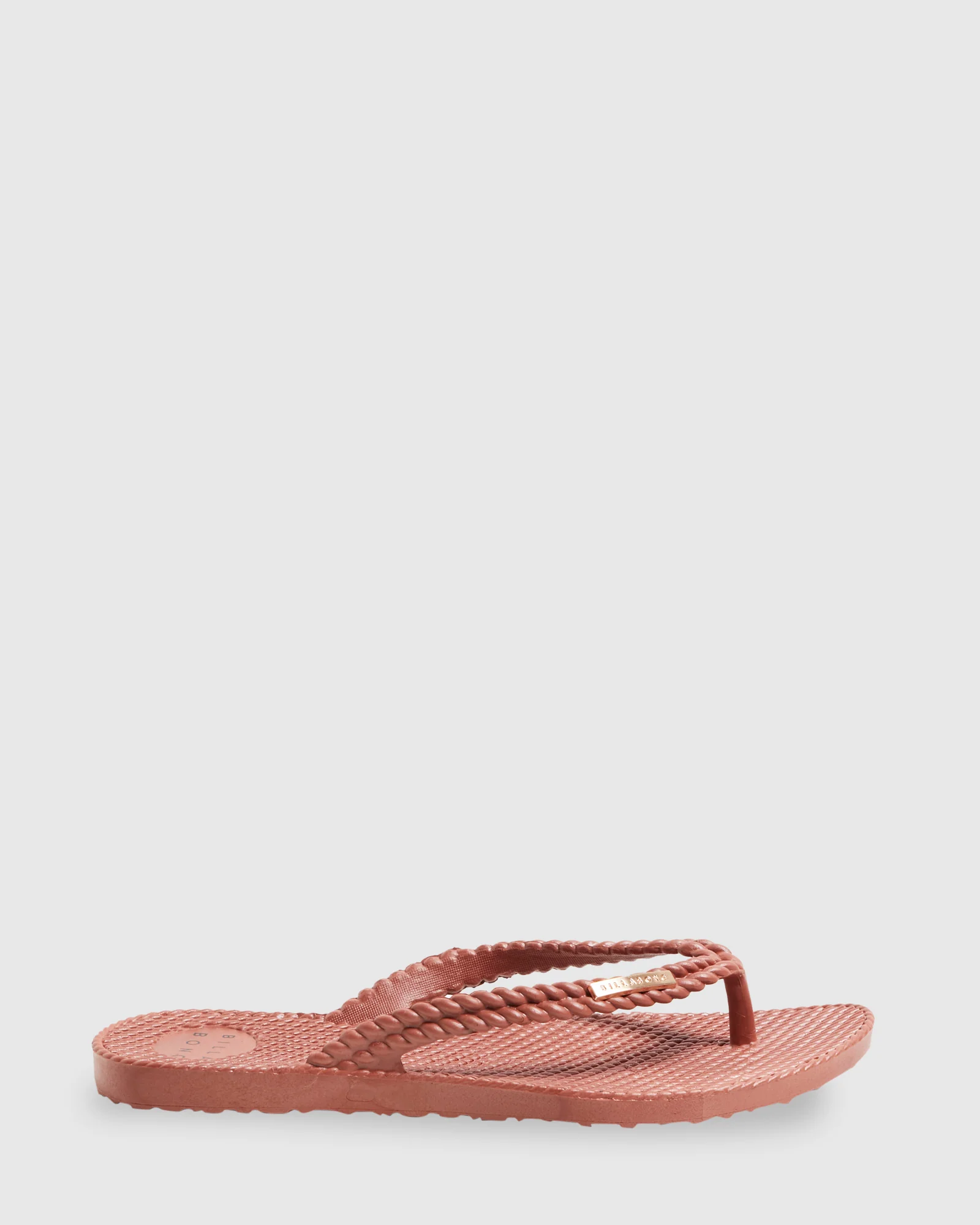 Womens Kick Back Solid Thongs - Image 3