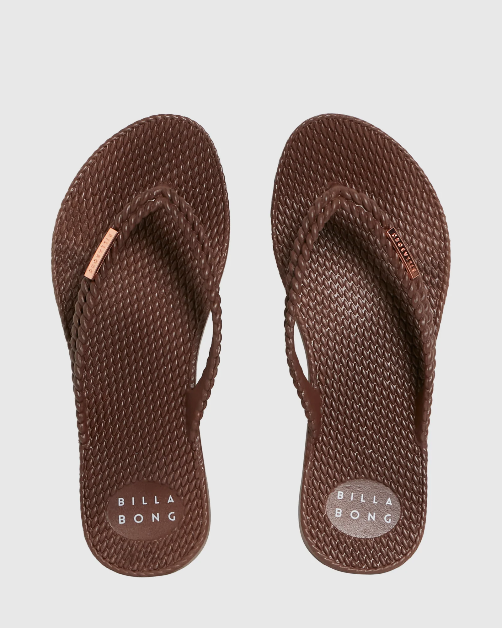 Womens Kick Back Solid Thongs - Image 4
