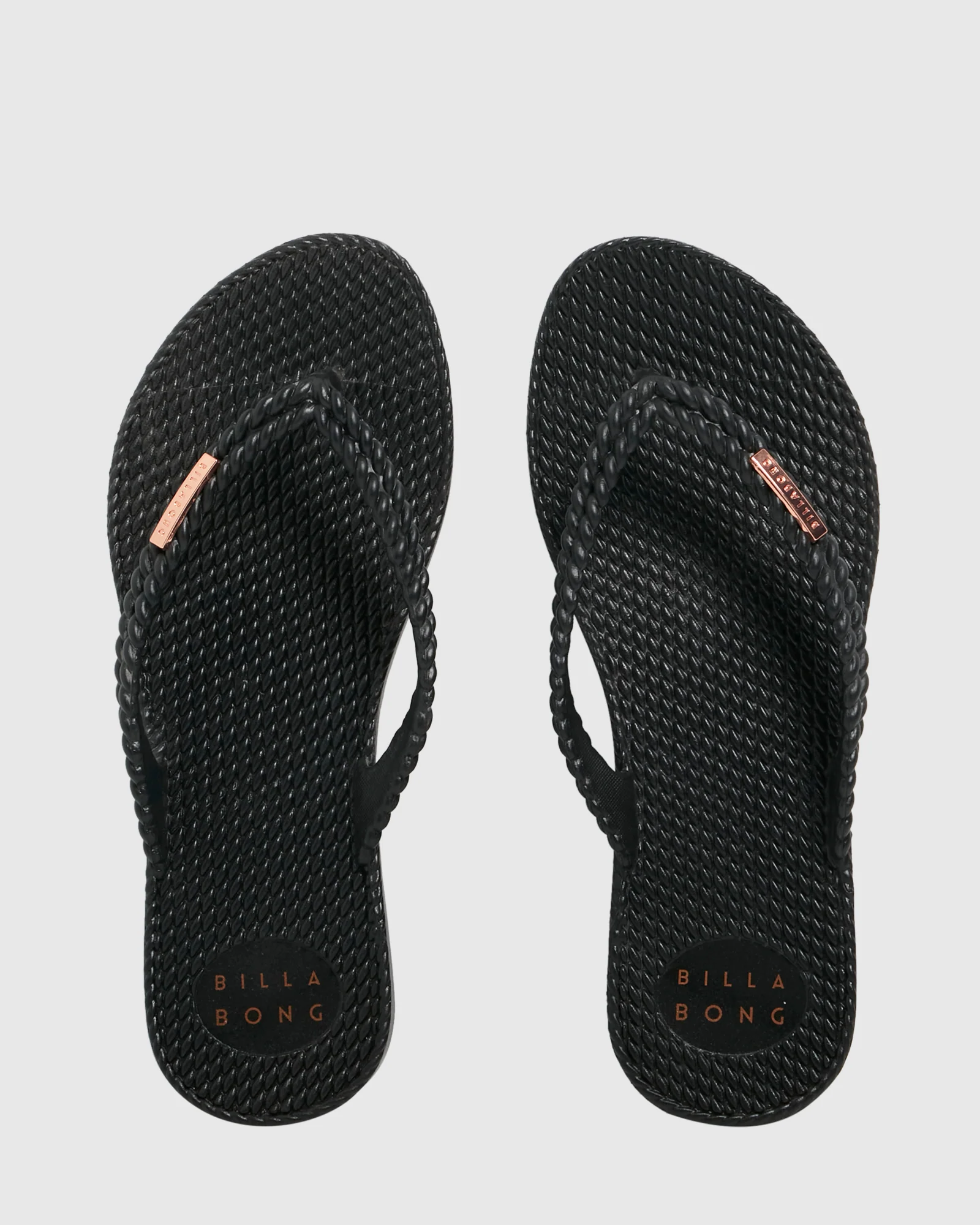 Womens Kick Back Solid Thongs - Image 2