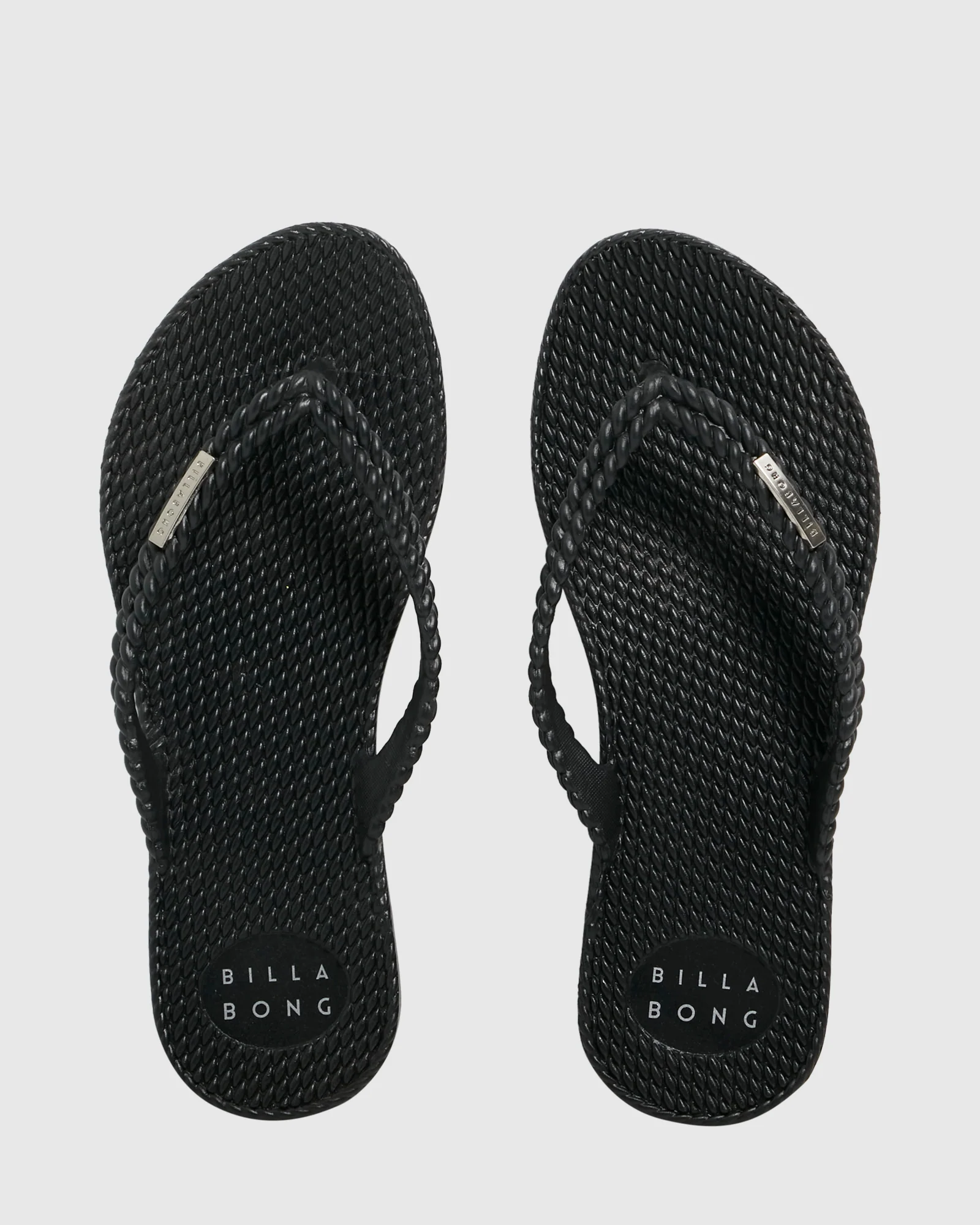 Womens Kick Back Solid Thongs - Image 2