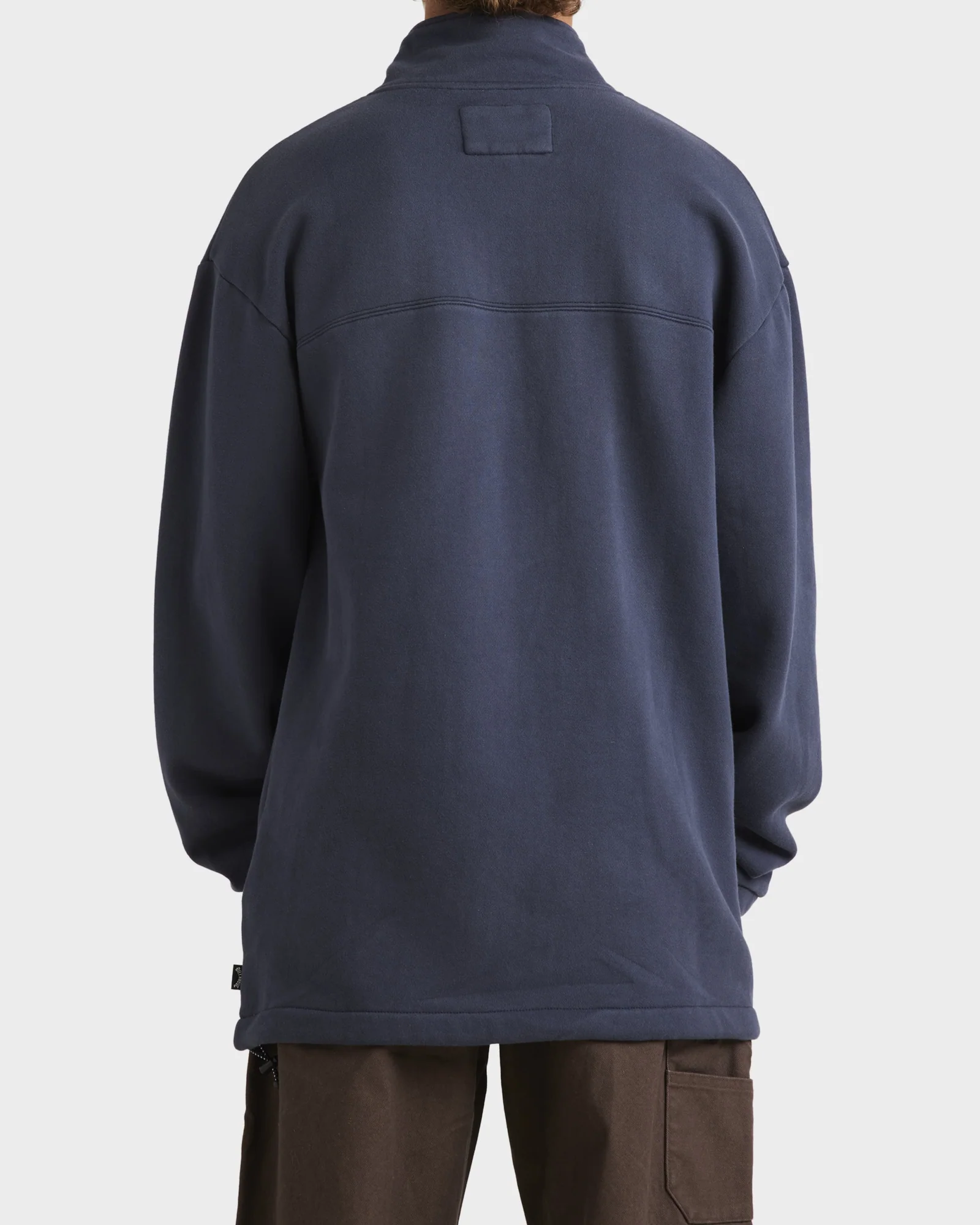 Mens King Prawn Half Zip Fleece Pullover - Image 3