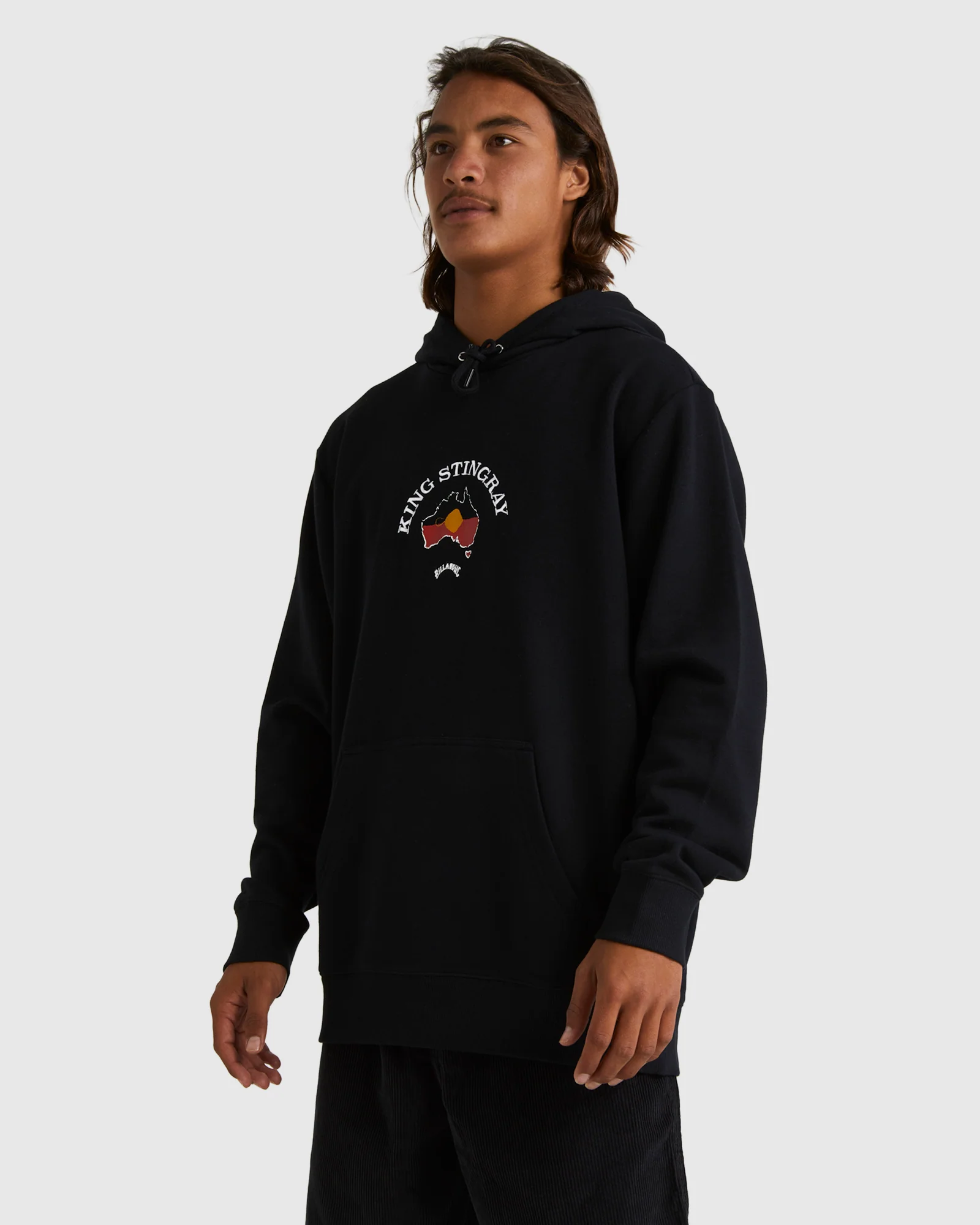 Mens King Stringray Pullover Hoodie - Image 2