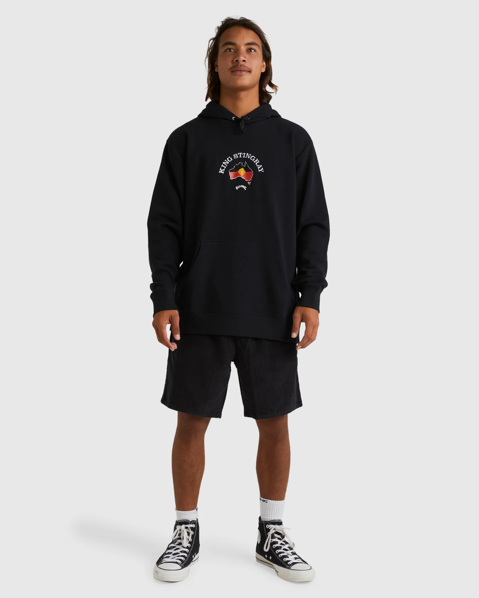 Mens King Stringray Pullover Hoodie - Image 5