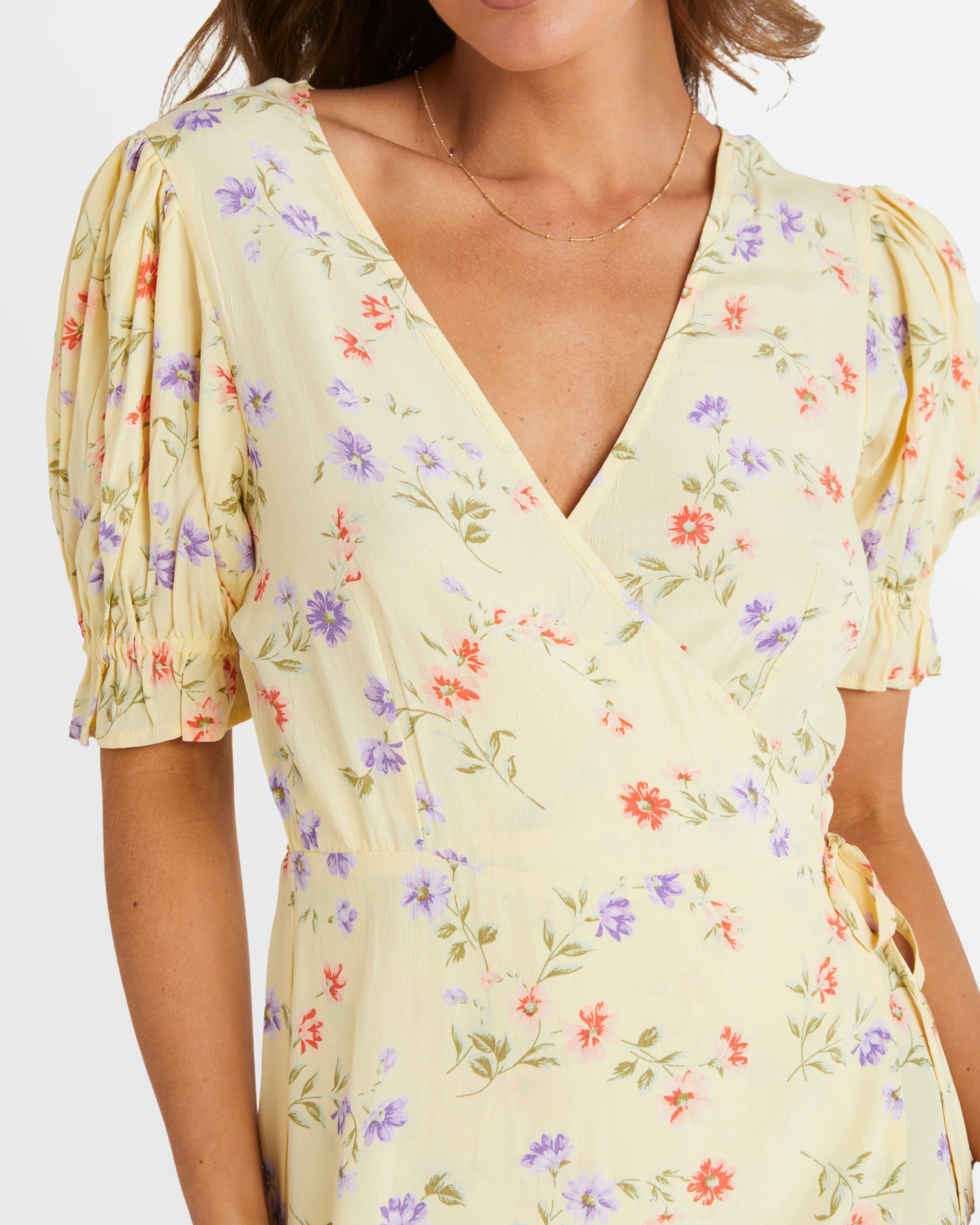 Womens Kismet Midi Wrap Dress - Image 4