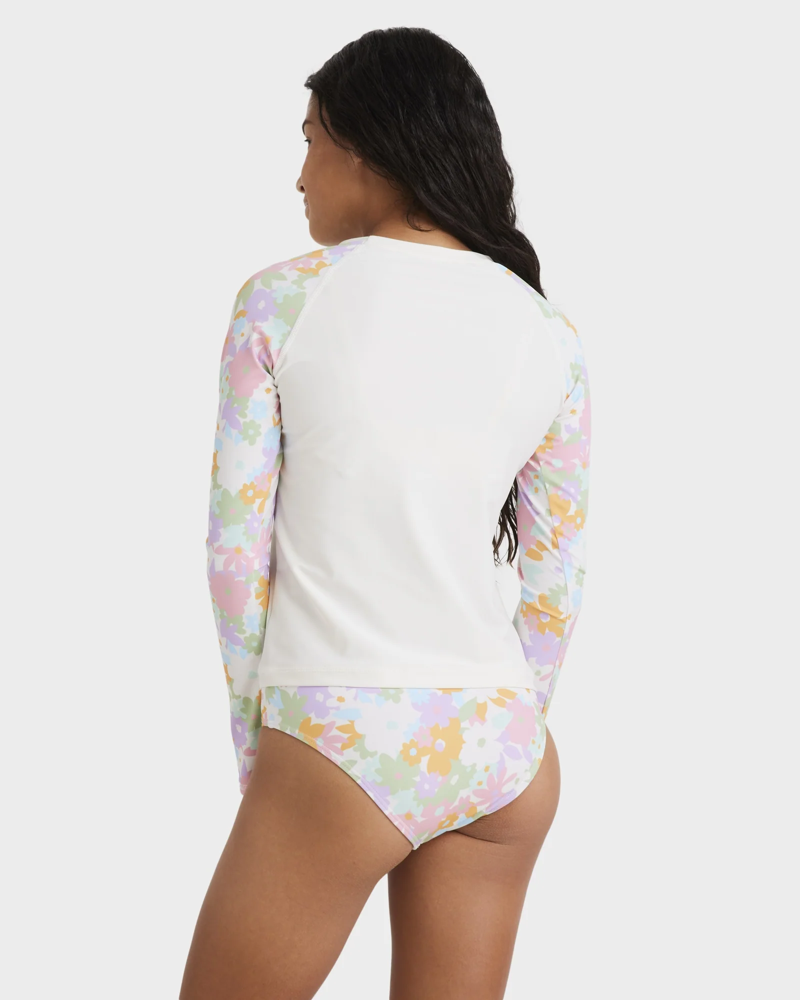Girls 6-14 Kissed By The Sun Long Sleeve Rash Vest - Image 3
