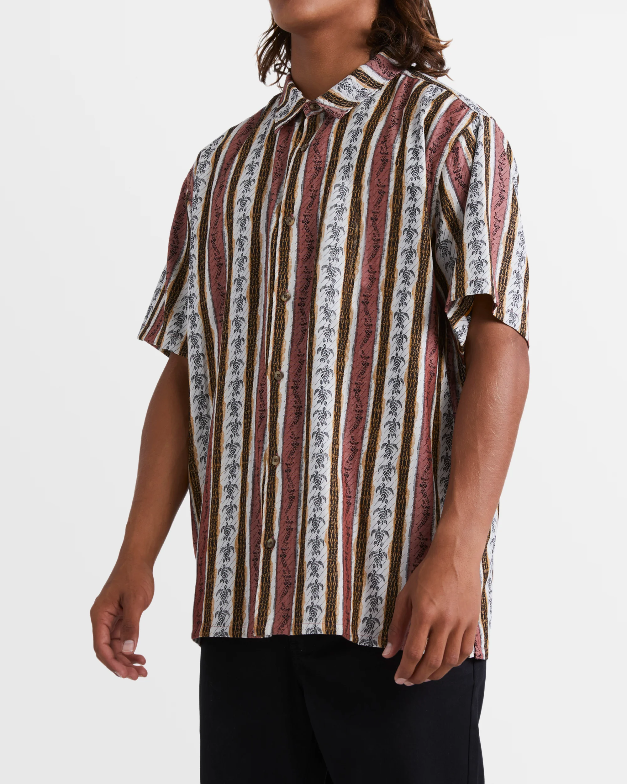 Mens King Stingray Diamond Woven Shirt - Image 2