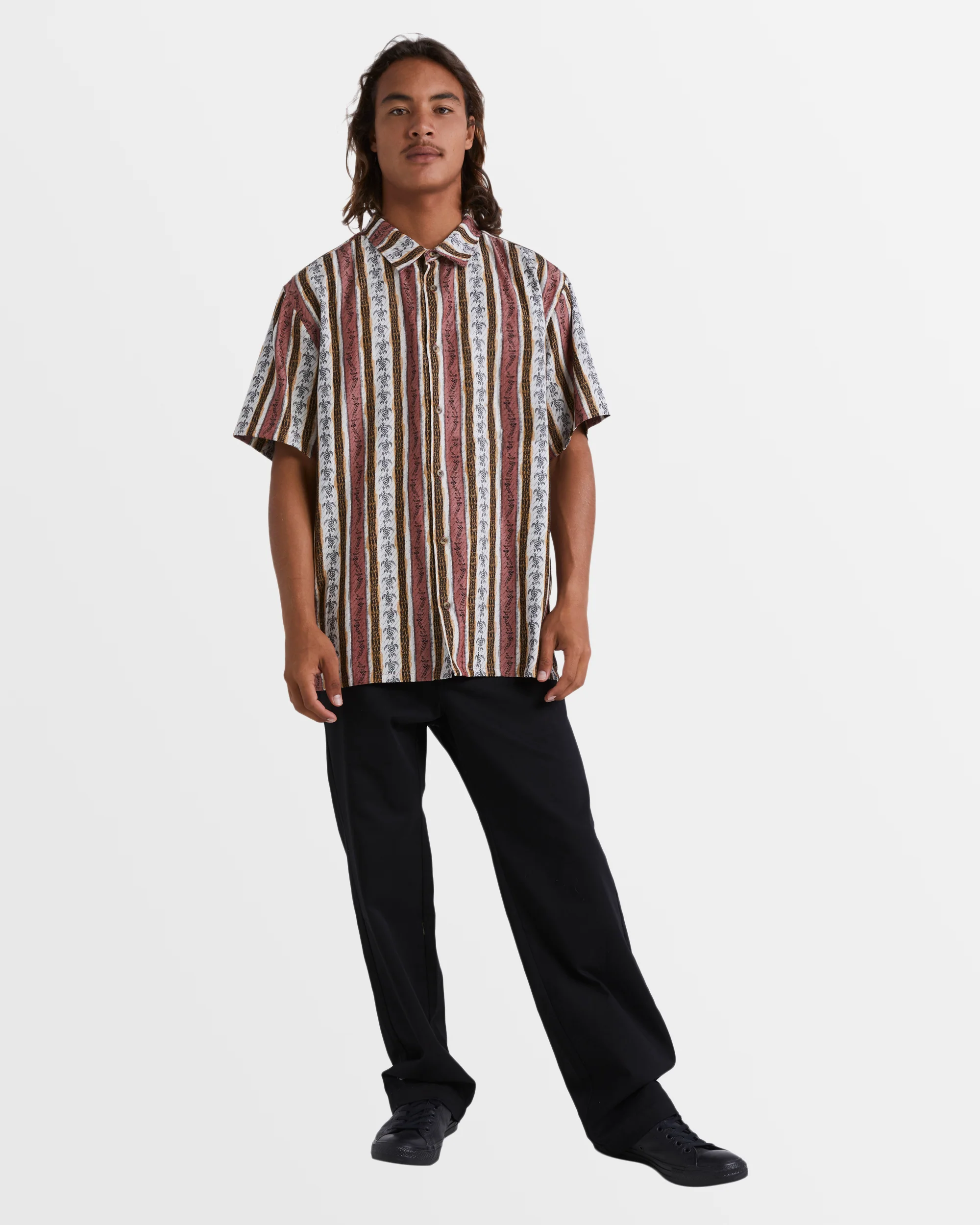Mens King Stingray Diamond Woven Shirt - Image 5