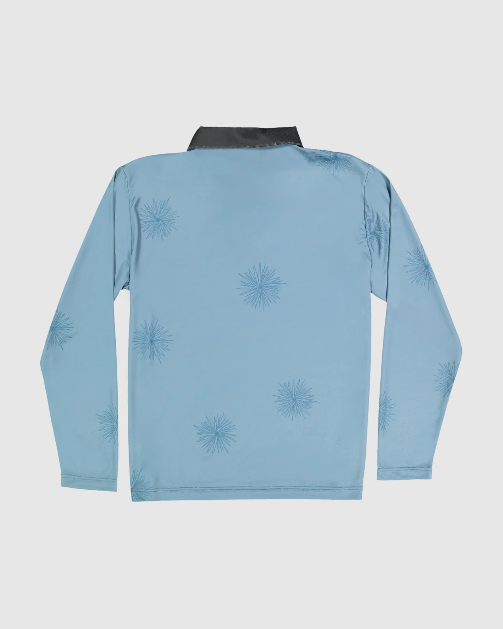 Mens King Stingray Flowers Fisho Long Sleeve Rash Vest - Image 2