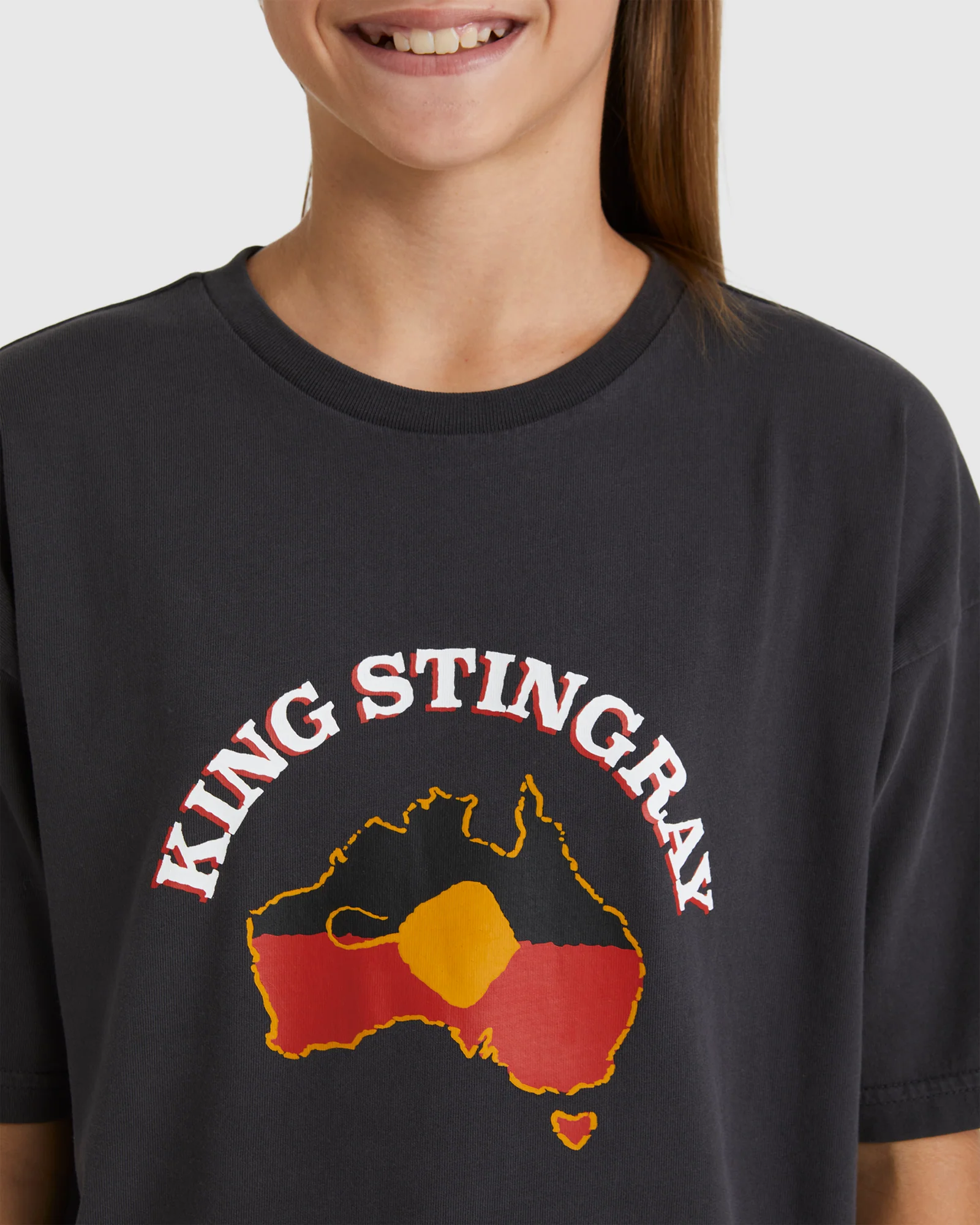 Girls 6-16 King Stingray Hay Wanhaka T-Shirt - Image 4