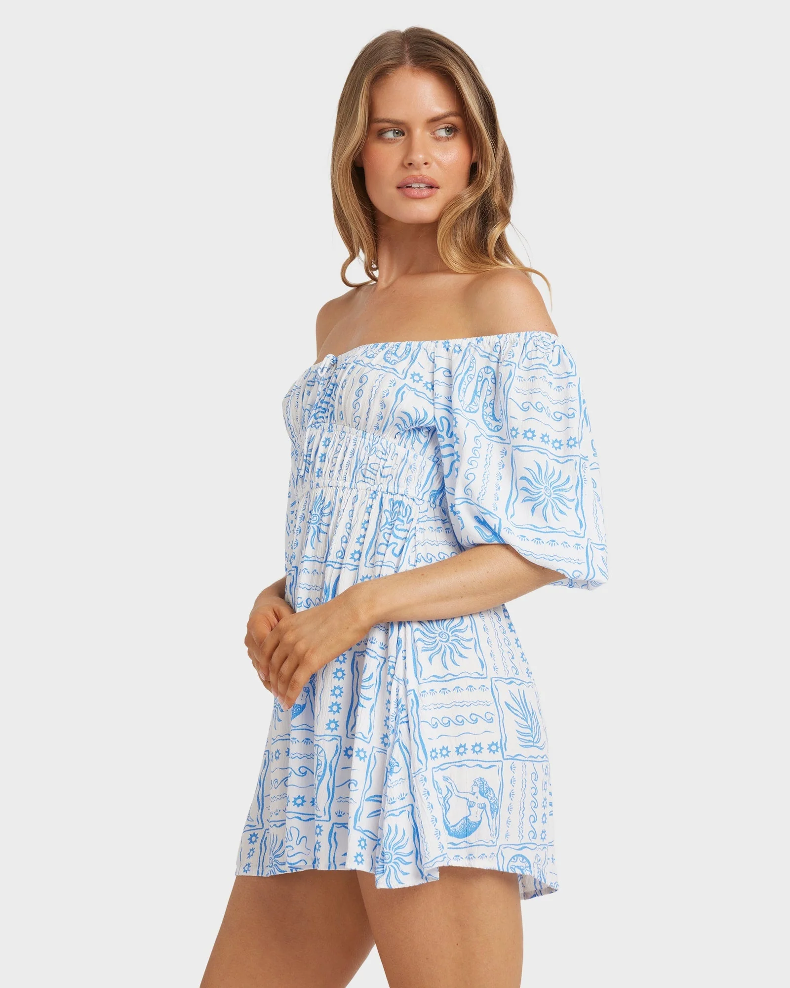 Womens La Plage Mini Dress - Image 4