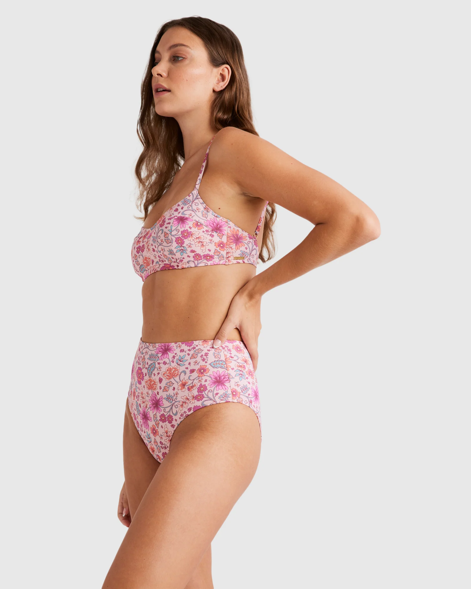 Womens La Plage High Retro Pant Bikini Bottom - Image 2