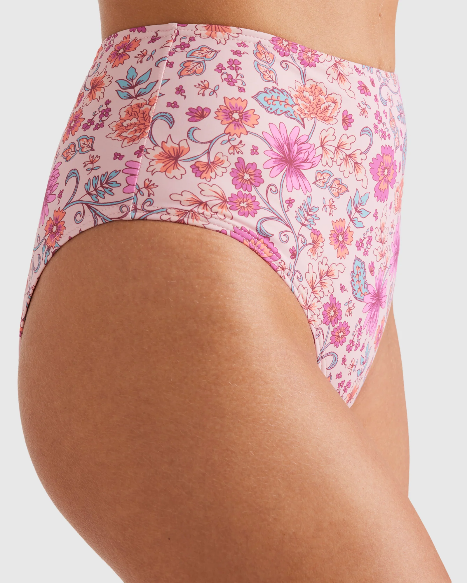 Womens La Plage High Retro Pant Bikini Bottom - Image 4